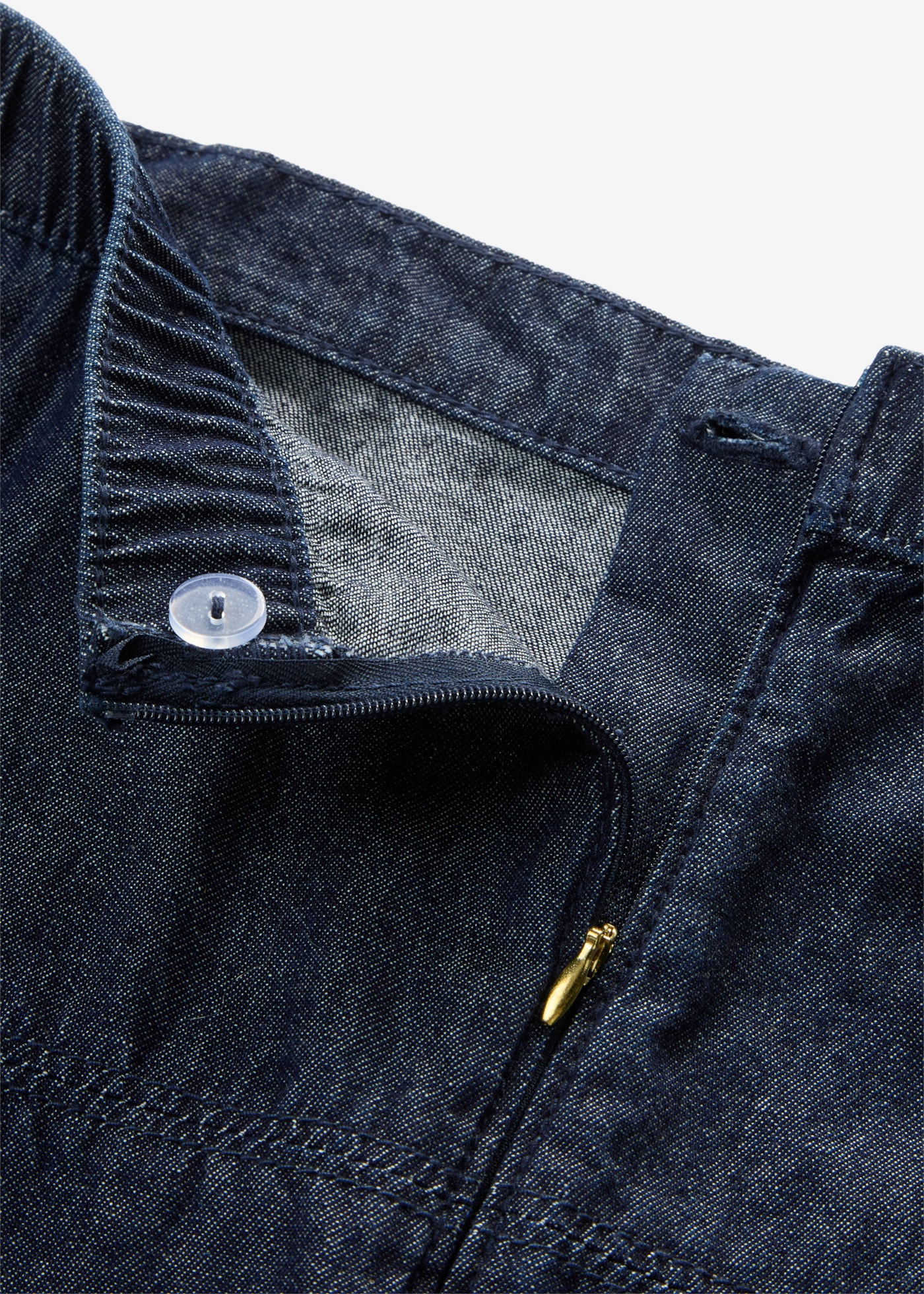 bonprix Jupe en jean en coton, avec une coupe élégante