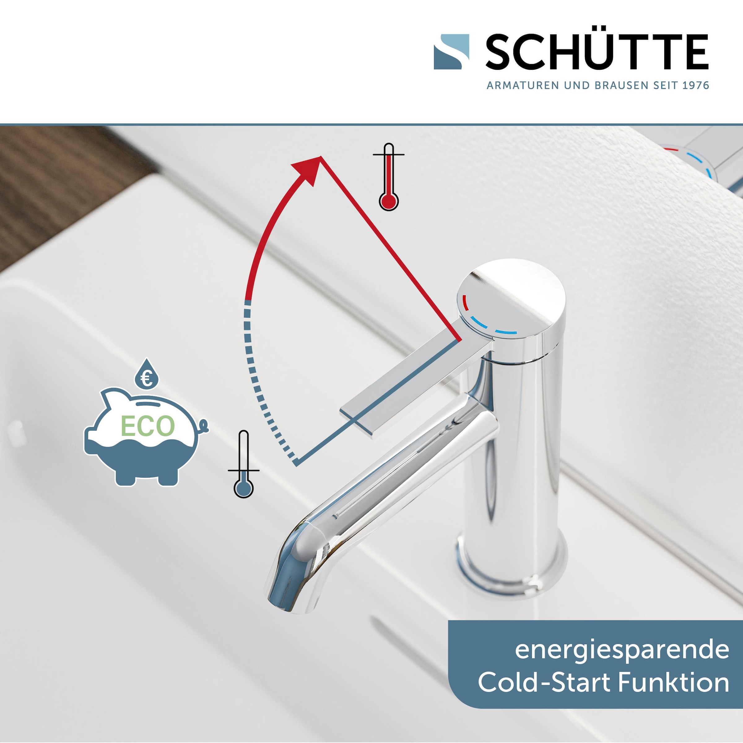 Schütte Robinet de lavabo »LOS ANGELES« Robinet de salle de bain, économe en énergie, économiseur d'eau