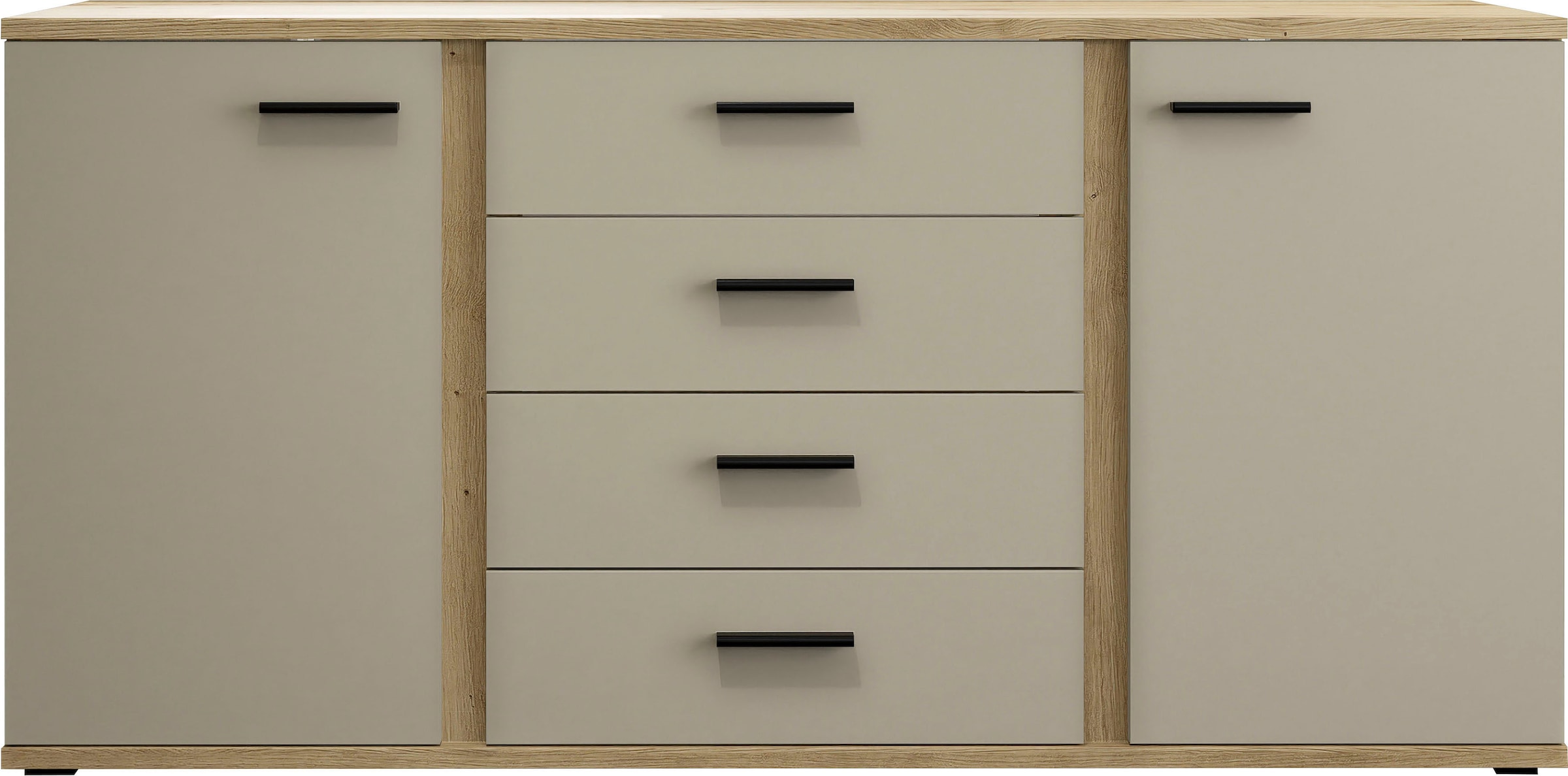 HBZ Sideboard »Kanada, BxHxT 170x84x40 cm« 1 cuis tlg. Breite 170cm, Unterflurauszug, Melaminbeschichtung