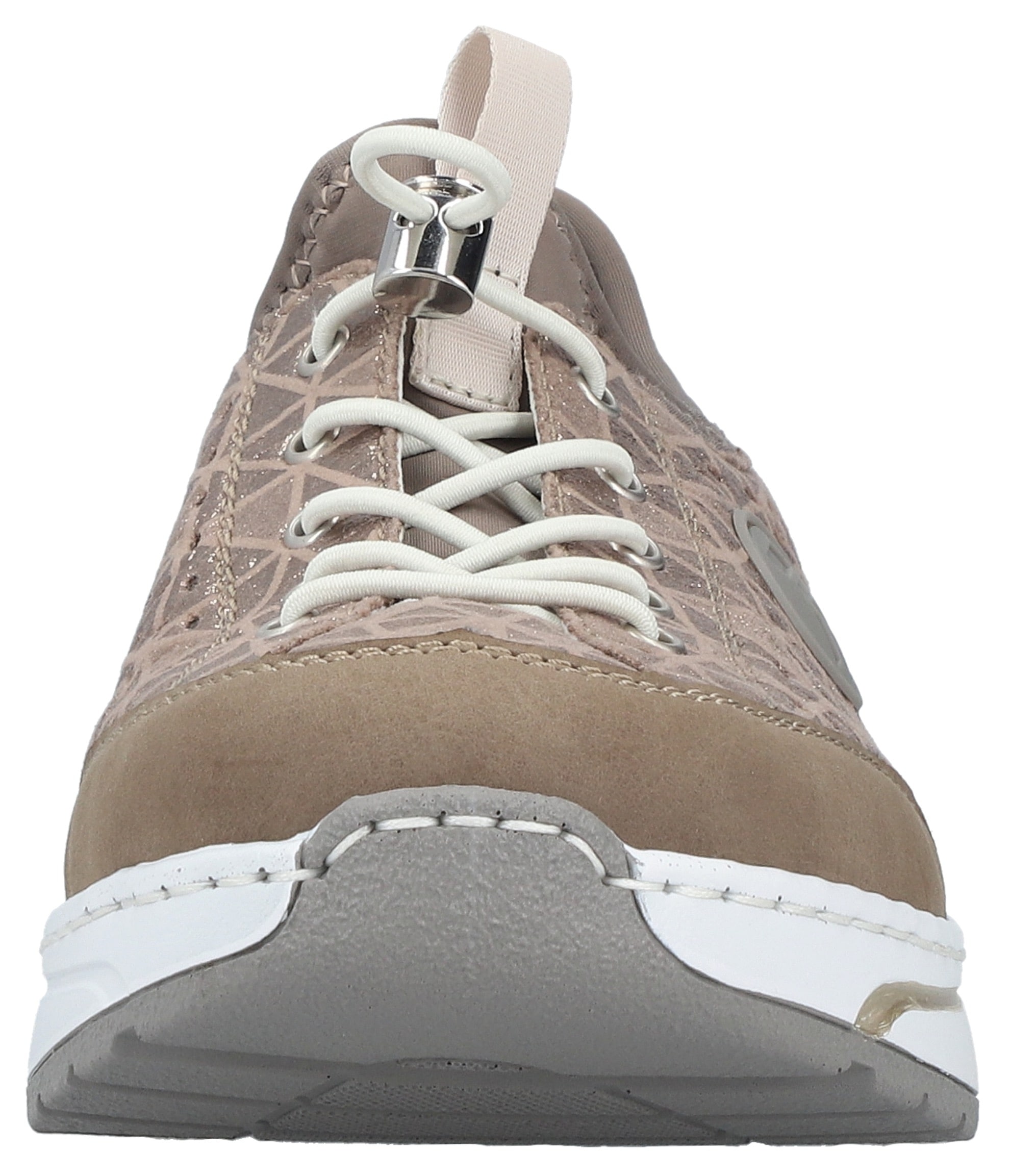 Rieker Baskets slip-on  mocassin, sneaker de loisirs, chaussure basse effet métallisé