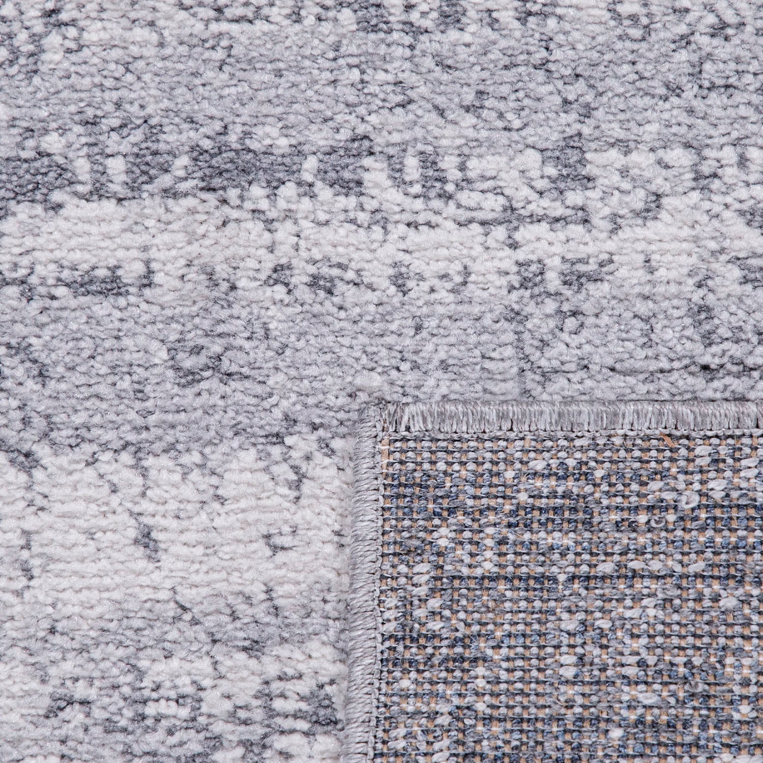 Paco Home Teppich »Catania 842« rechteckig 13 mm Höhe Kurzflor, meliert, modernes Design, mit Bordüre