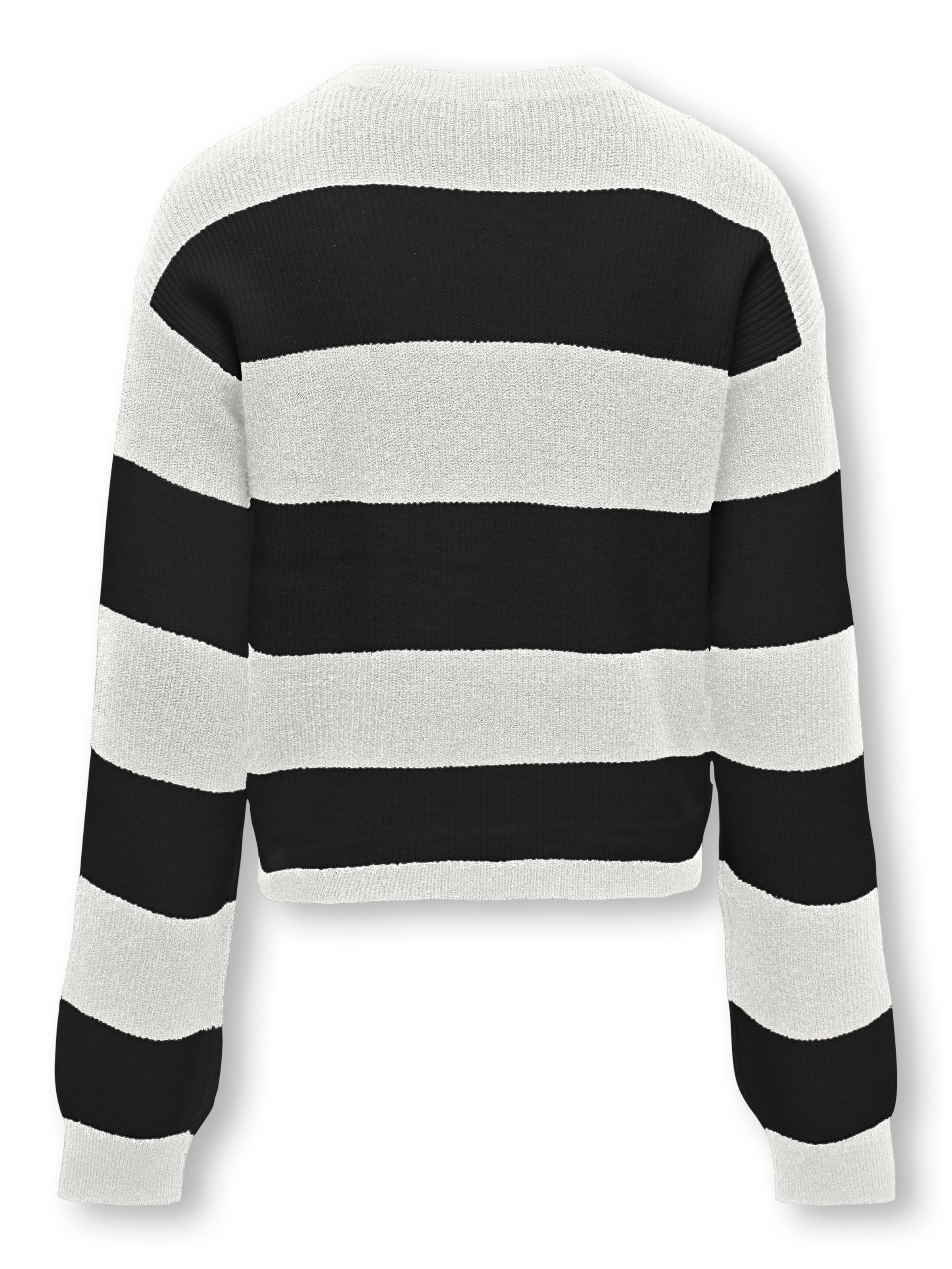 KIDS ONLY Strickpullover »KOGFRANCA SHORT L/S STRIPE KNT NOOS«
