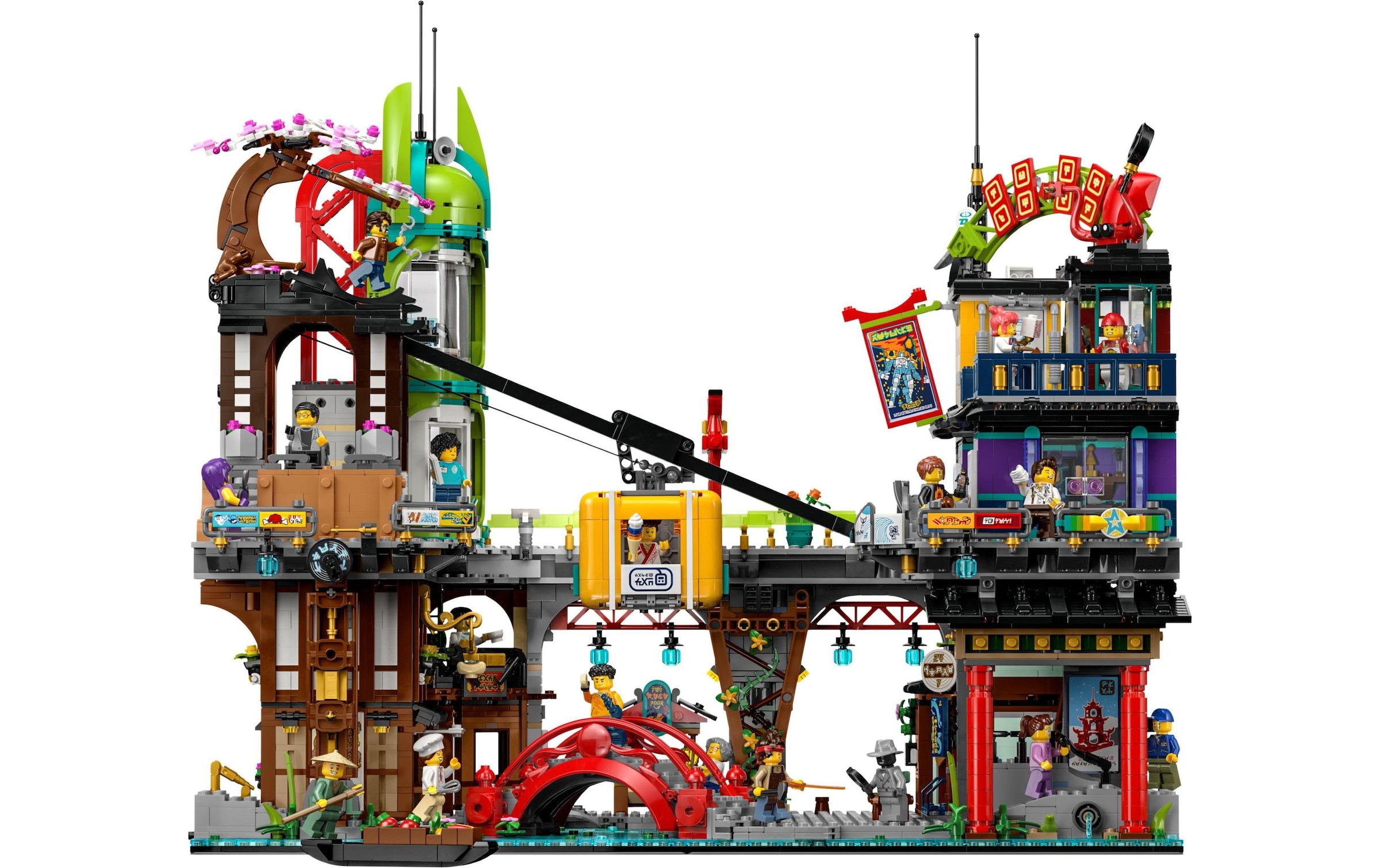 LEGO® Briques de jeu »Ninjago Die Märkte von Ninjago City 71799«