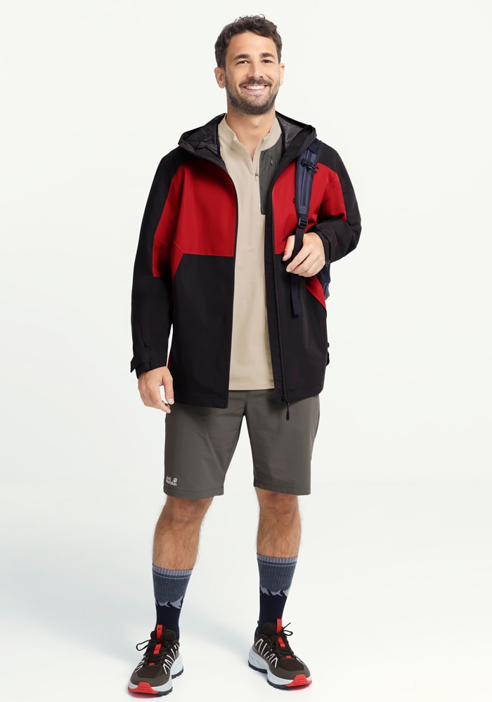 Jack Wolfskin Veste fonctionnelle »WILDBOUND 2L JKT M« Wasserdicht, atmungsaktiv, Übergangsjacke