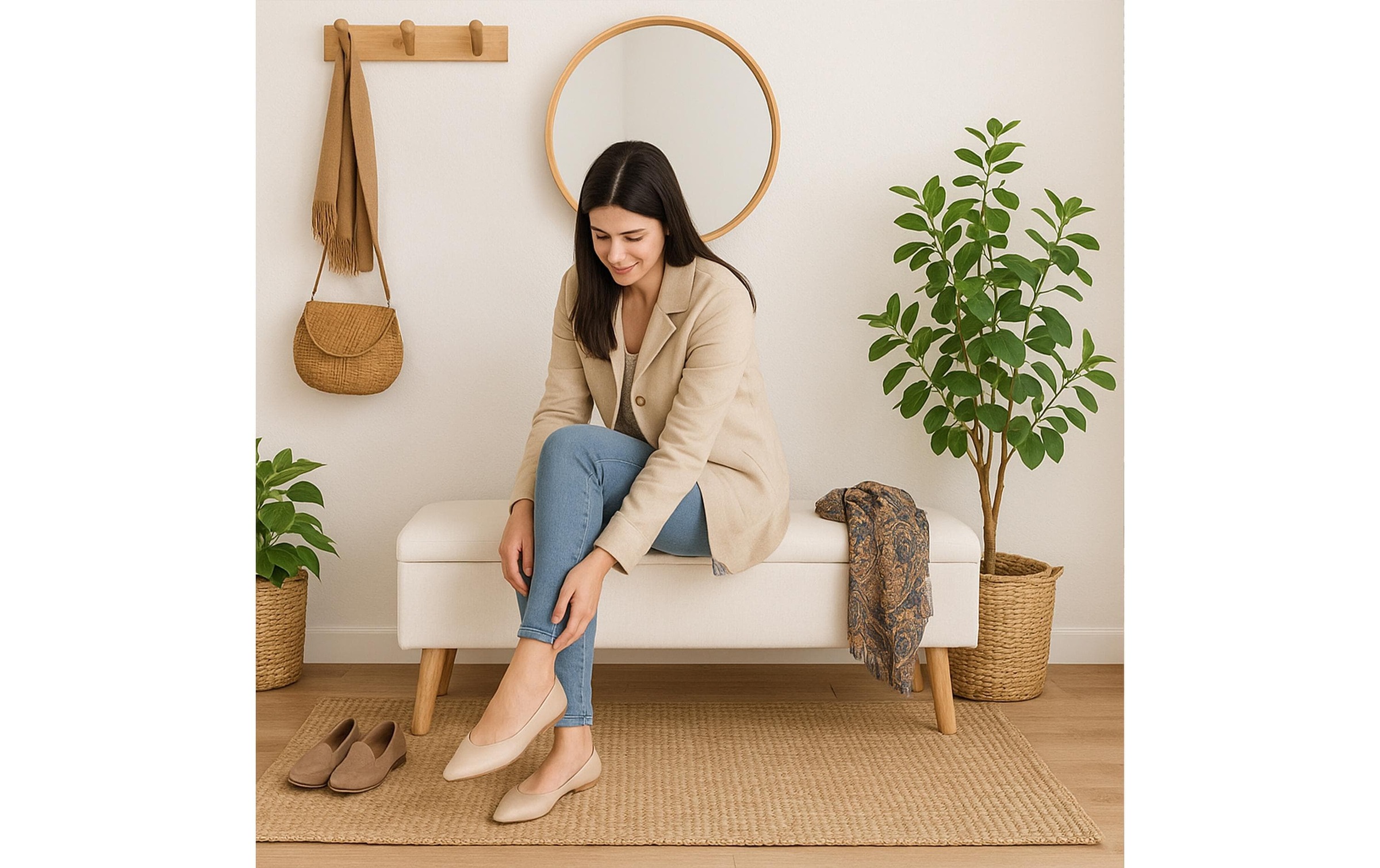 relaxdays Sitzbank »110 x 40 cm«