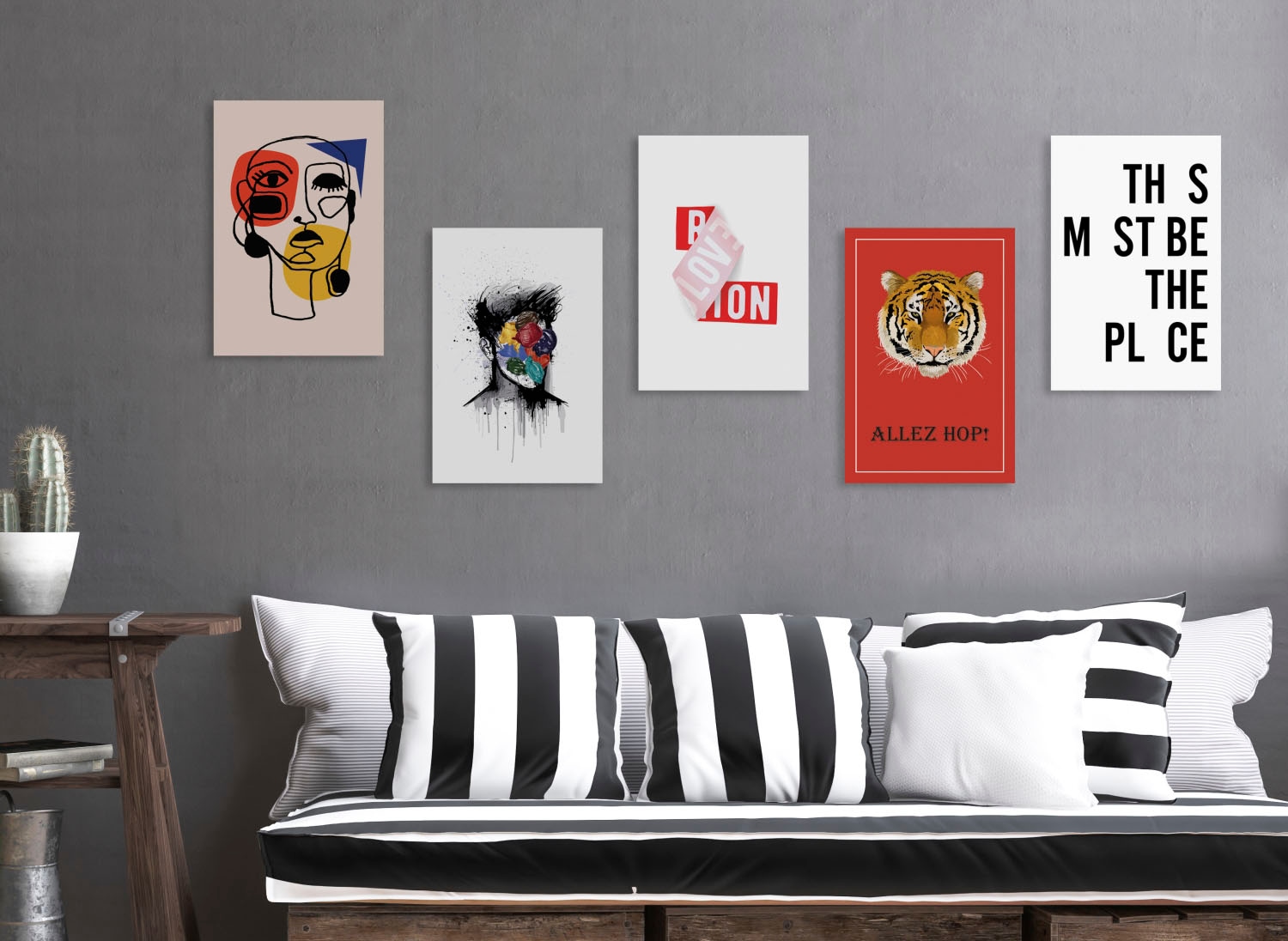 queence Acrylglasbild »Revolution« Schriftzug | Sprüche | Sprüche & Texte Fine Art-Print in Galeriequalität