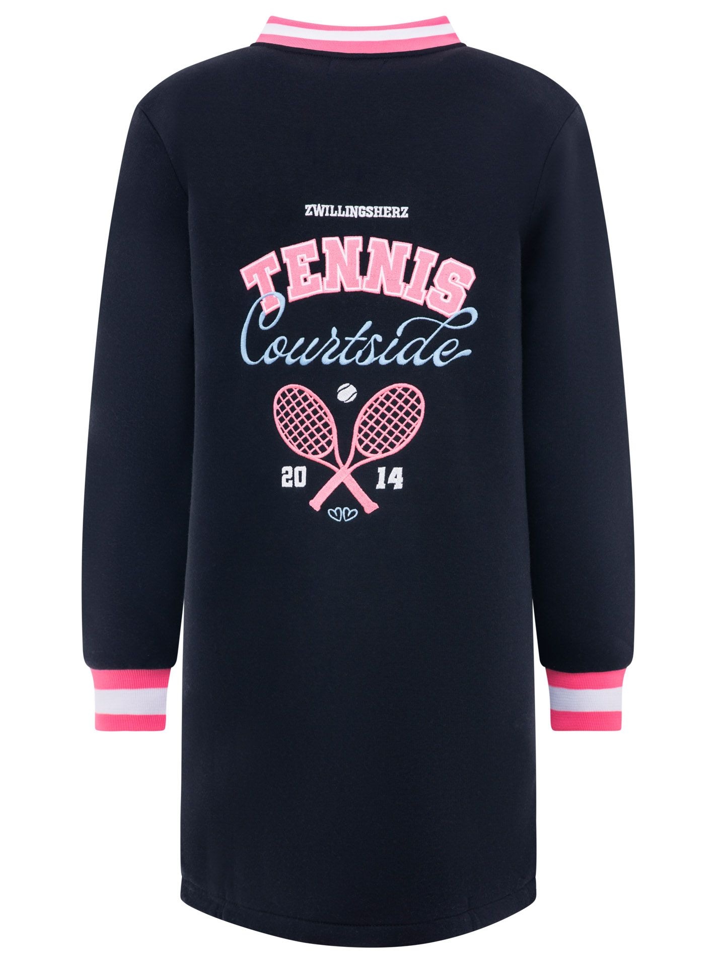 Zwillingsherz Manteau court »"Courtside"« Stickerei,Ressverschluss, elastische Bündchen