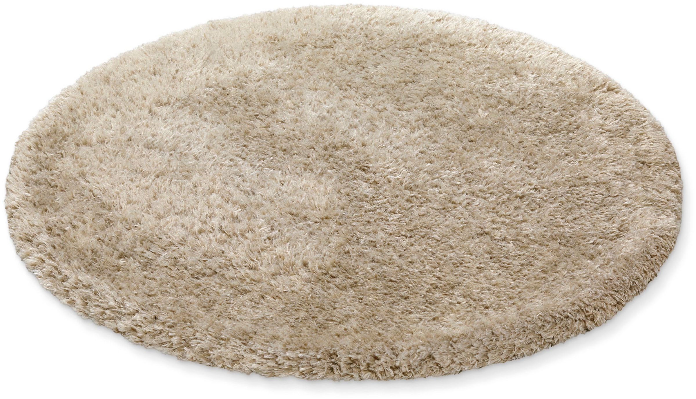 GOODproduct Tapis à poils longs »Josetta« Rond 50 mm Höhe Langflor, Shaggy, dichter weicher Hochflor, uni farben, Wohnzimmer