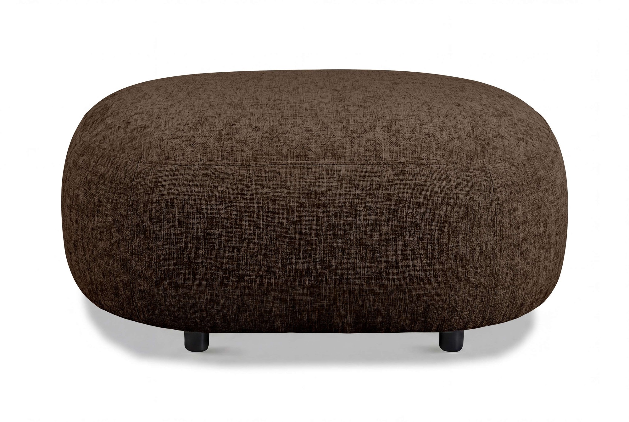 GOODproduct Polsterhocker »OSTRUP, Naturtöne, Boucle oder Chenille« 90x64 cm, organische Form mit sanften Rundungen
