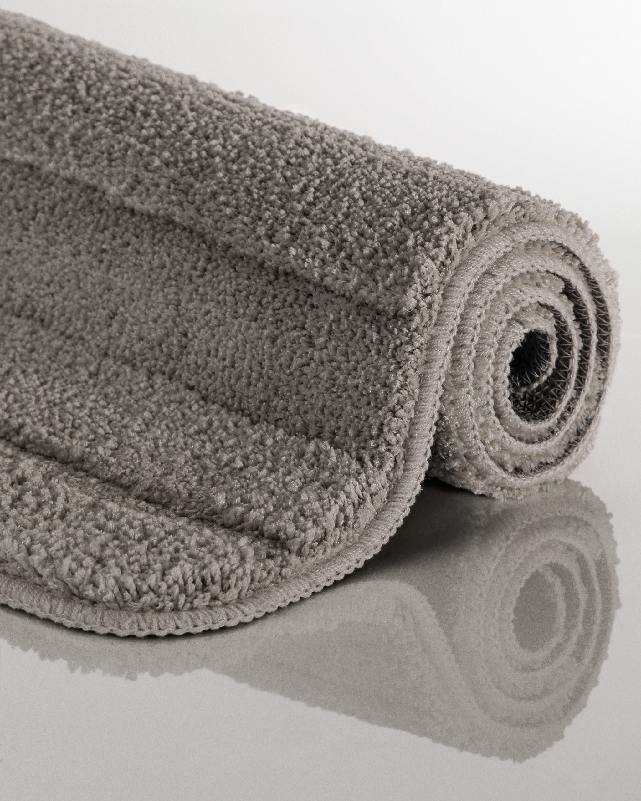 Wecon home Badematte »Marc« Höhe 25 mm rutschhemmend beschichtet schnell trocknend Badteppich, Hoch-Tief-Linien, weich, rutschhemmend, waschbar, getuftet