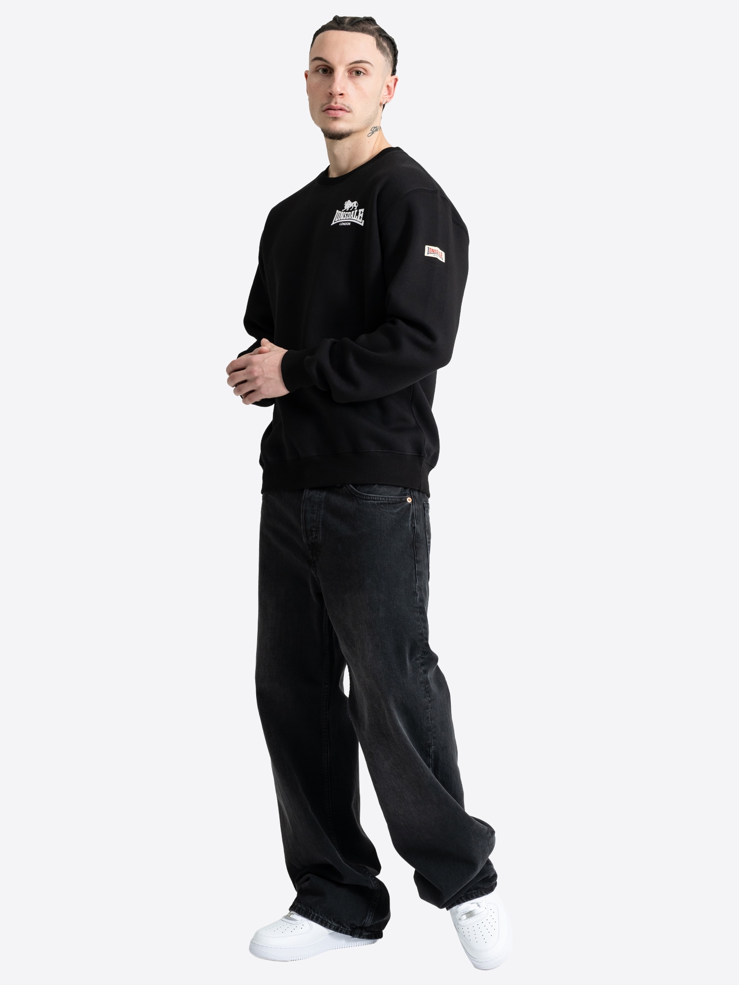 Lonsdale Sweat-shirt »HAIGHTON«, en coton et polyester, disponible de la taille S à XXXL,
