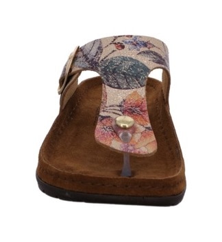 Rohde Zehentrenner »Rodigo-D«  , Keilabsatz, Sommerschuh, Schlappen mit Memory Funktion