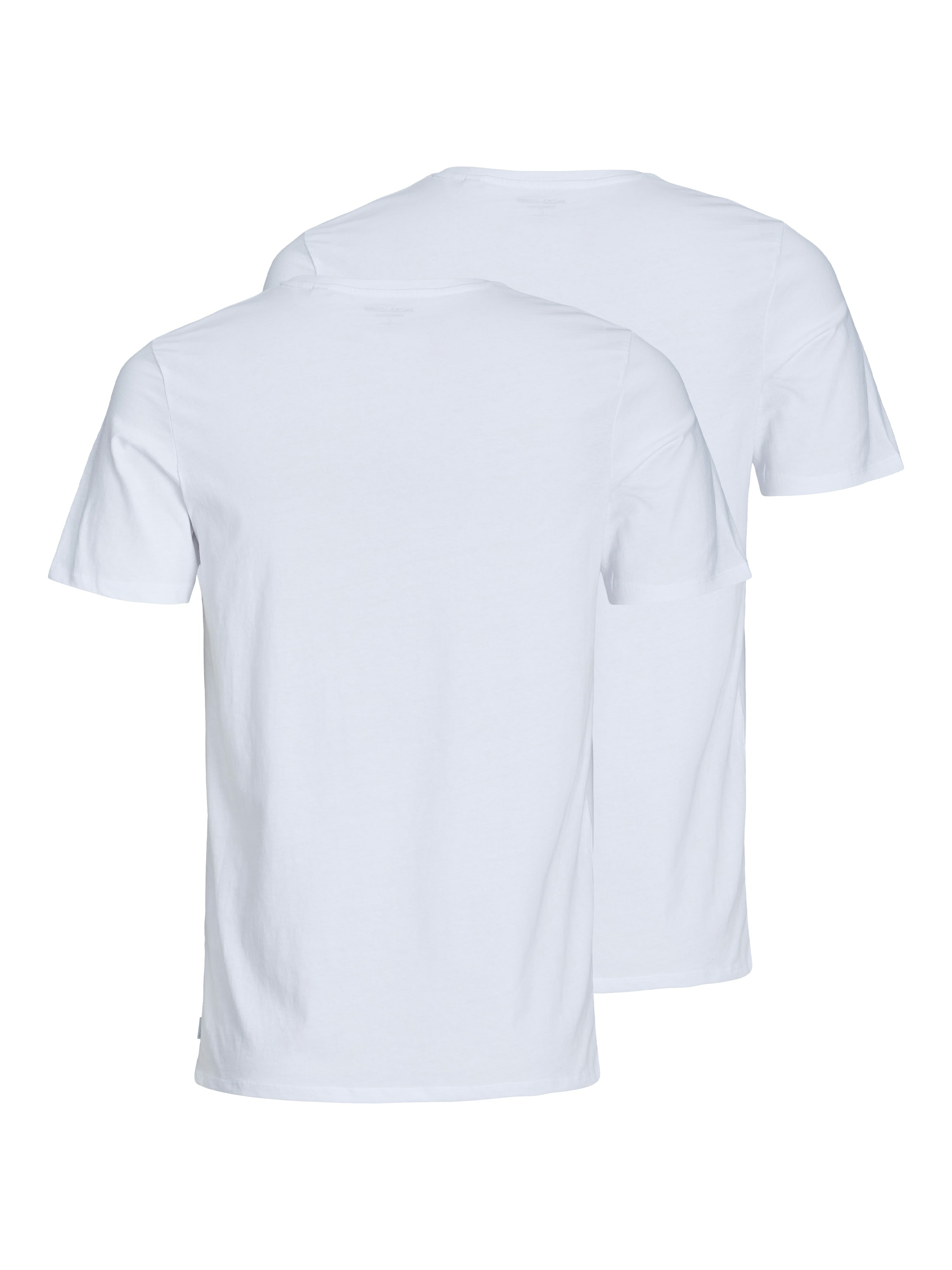 Jack & Jones T-shirt »Crew-Neck« 2er-Pack,  unifarben, modisch, regular fit, Baumwolle, Rundhals
