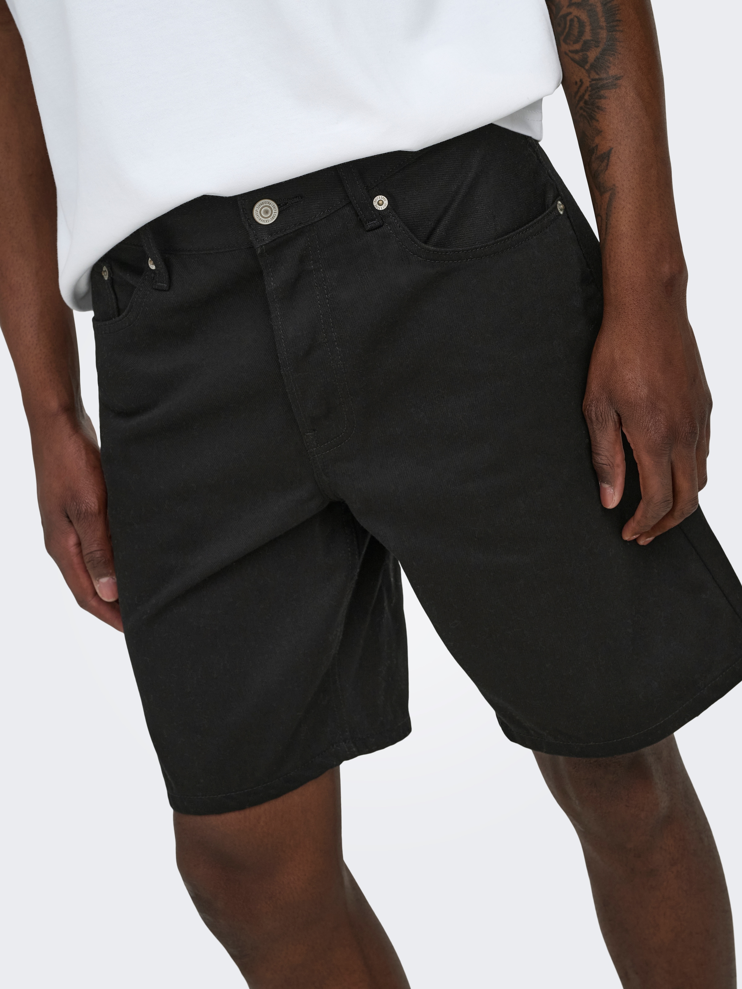 ONLY & SONS Short en jean »ONSEDGE STAY BD 6992 AZG DNM SHORTS NOOS« coton, coupe droite
