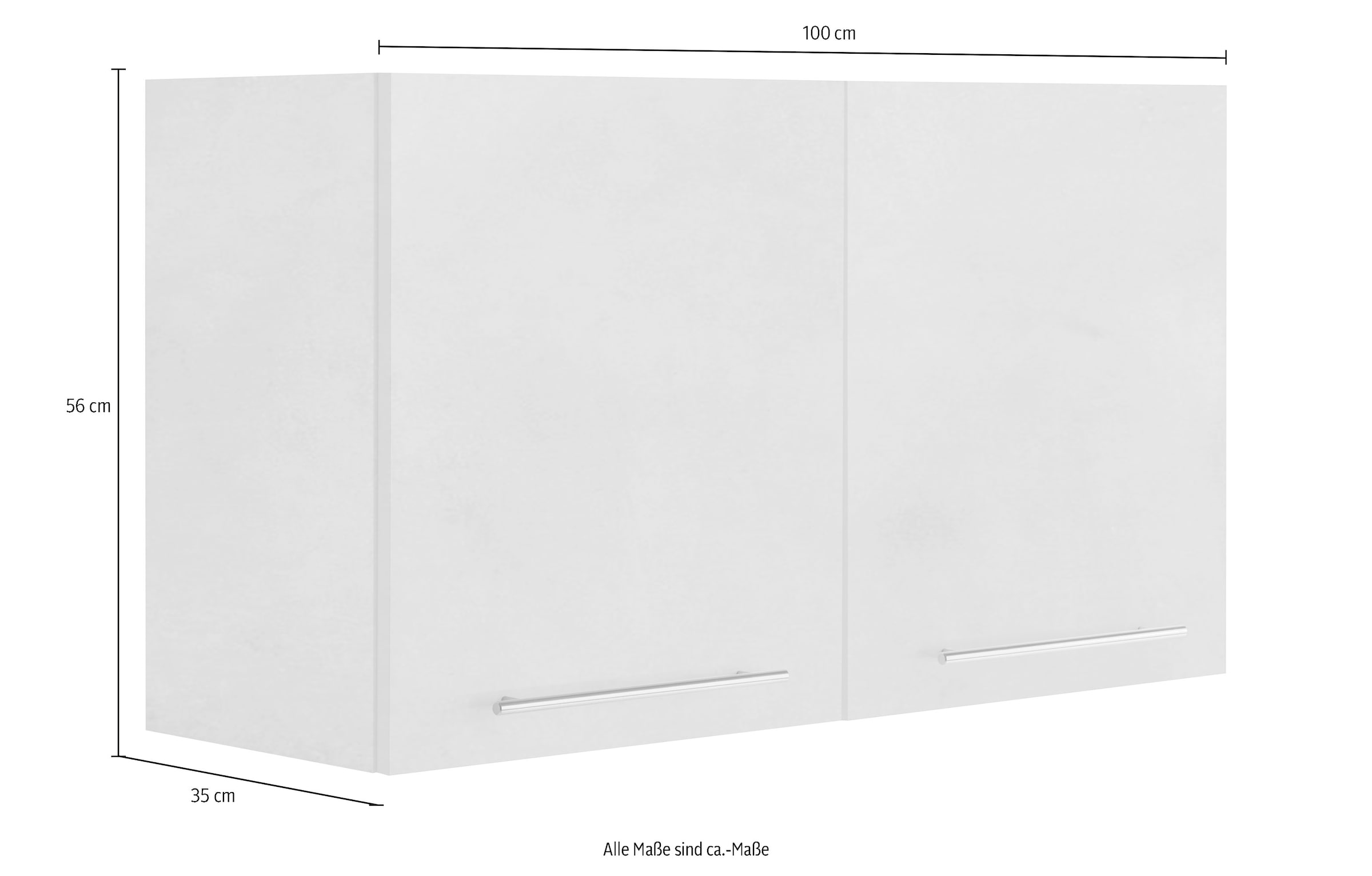 wiho Küchen Armoire suspendue »Flexi2« Breite 100 cm