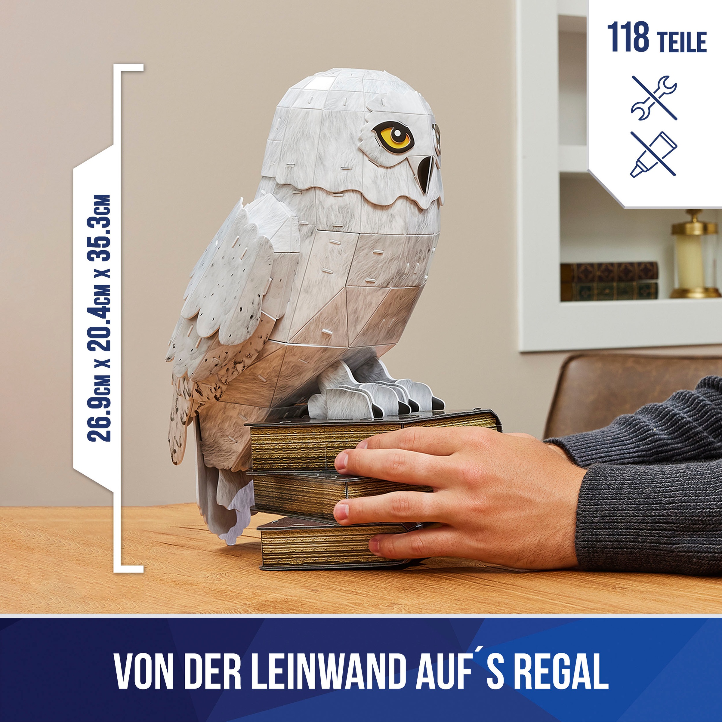 Spin Master 3D-Puzzle »4D Build - Harry Potter - Hedwig Eule«