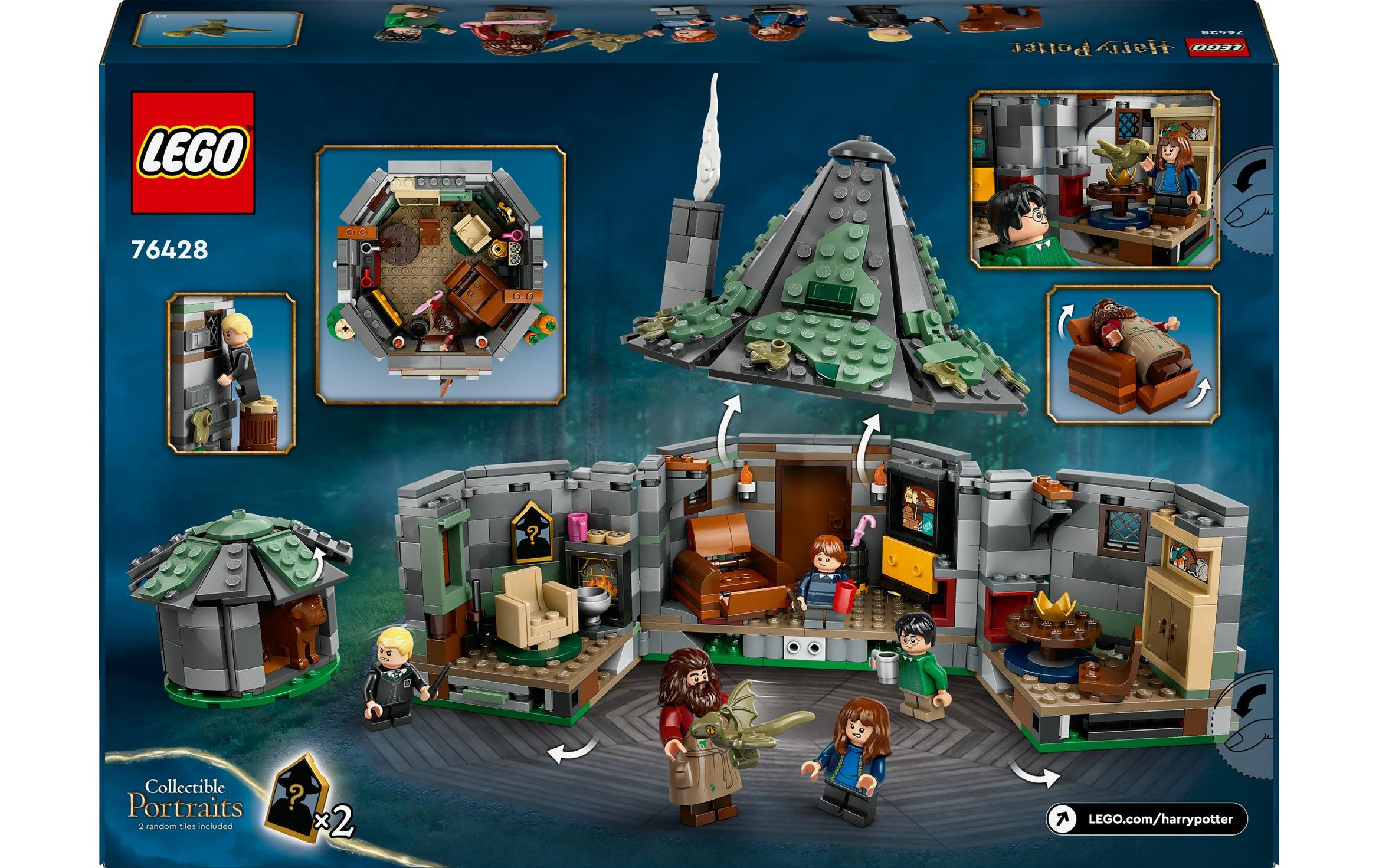 LEGO® Spielbausteine »Harry Potter Hagrids Hütte: Ein unerwarteter Besuch 76428«