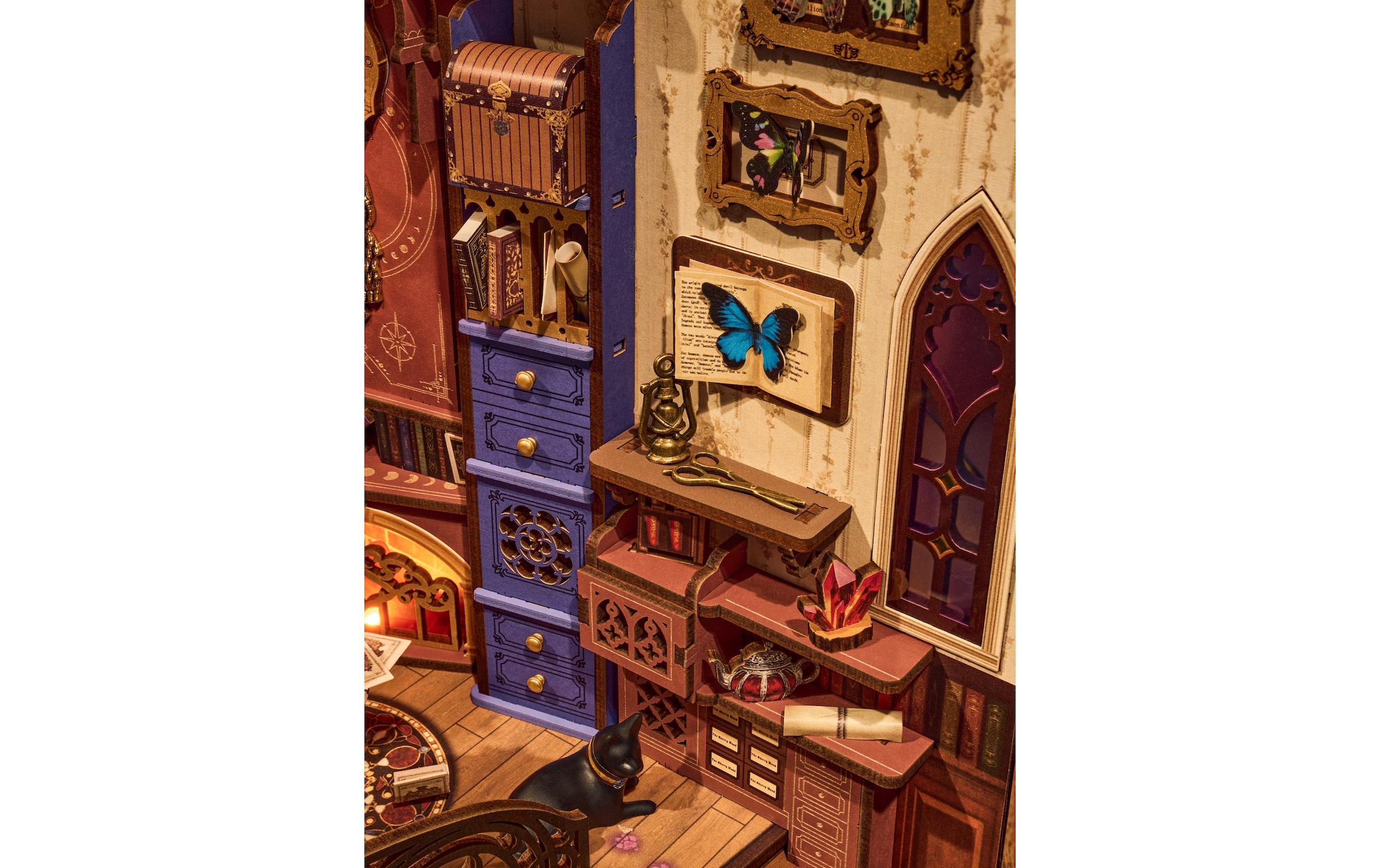   Modellbausatz »Rolife Magic Fantasy Corner Holzbausatz Diorama« 185 Stk. tlg.