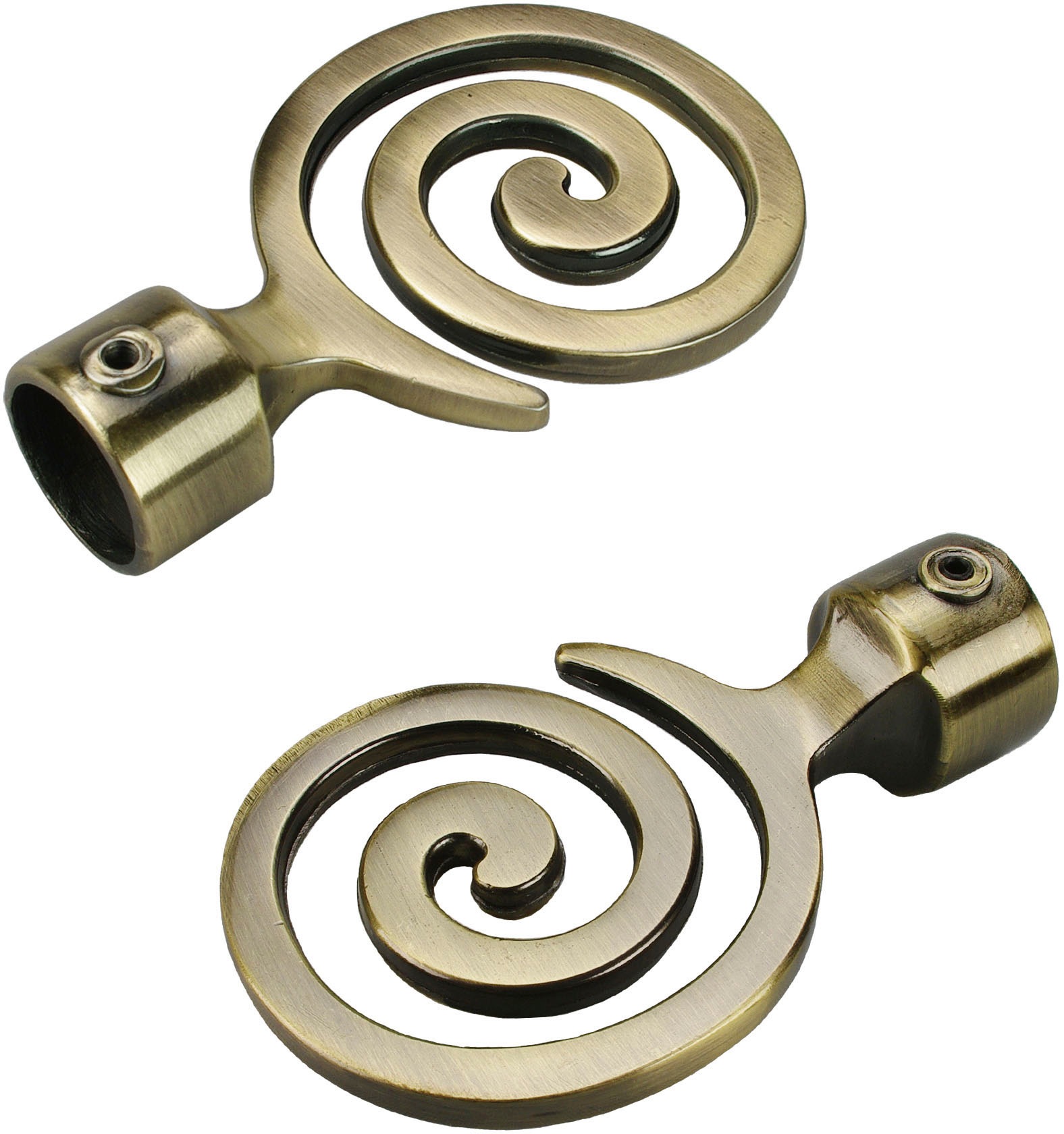 Liedeco Tringle à rideaux »Innenlaufgarnitur 20 mm Blues Eric« Ø 20 mm 1 läufig-läufig Fixmass Gardinenstange Komplett