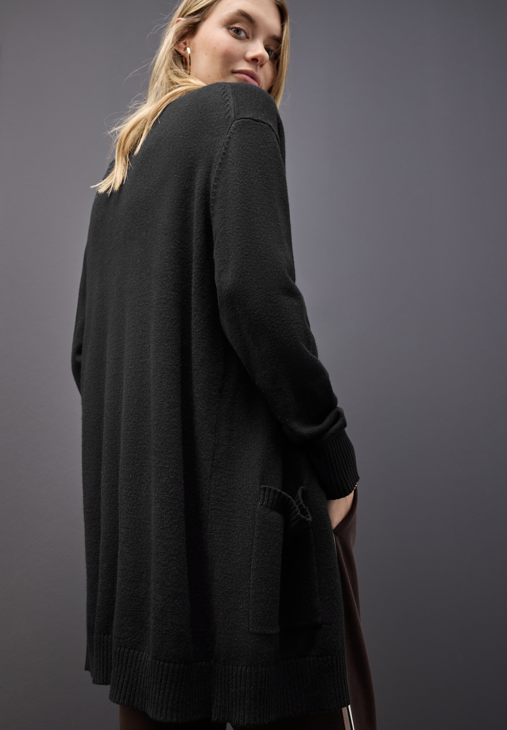 STREET ONE Cardigan ohne Verschluss, offen