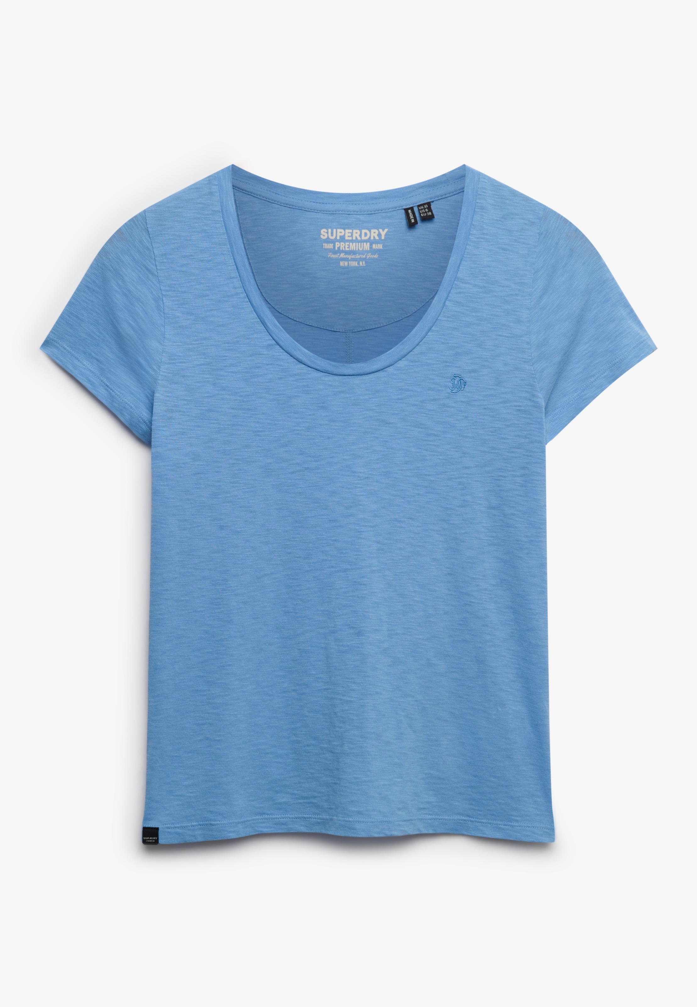 Superdry T-Shirt »STUDIOS SCOOP NECK TEE« Baumwollmischung, regular fit