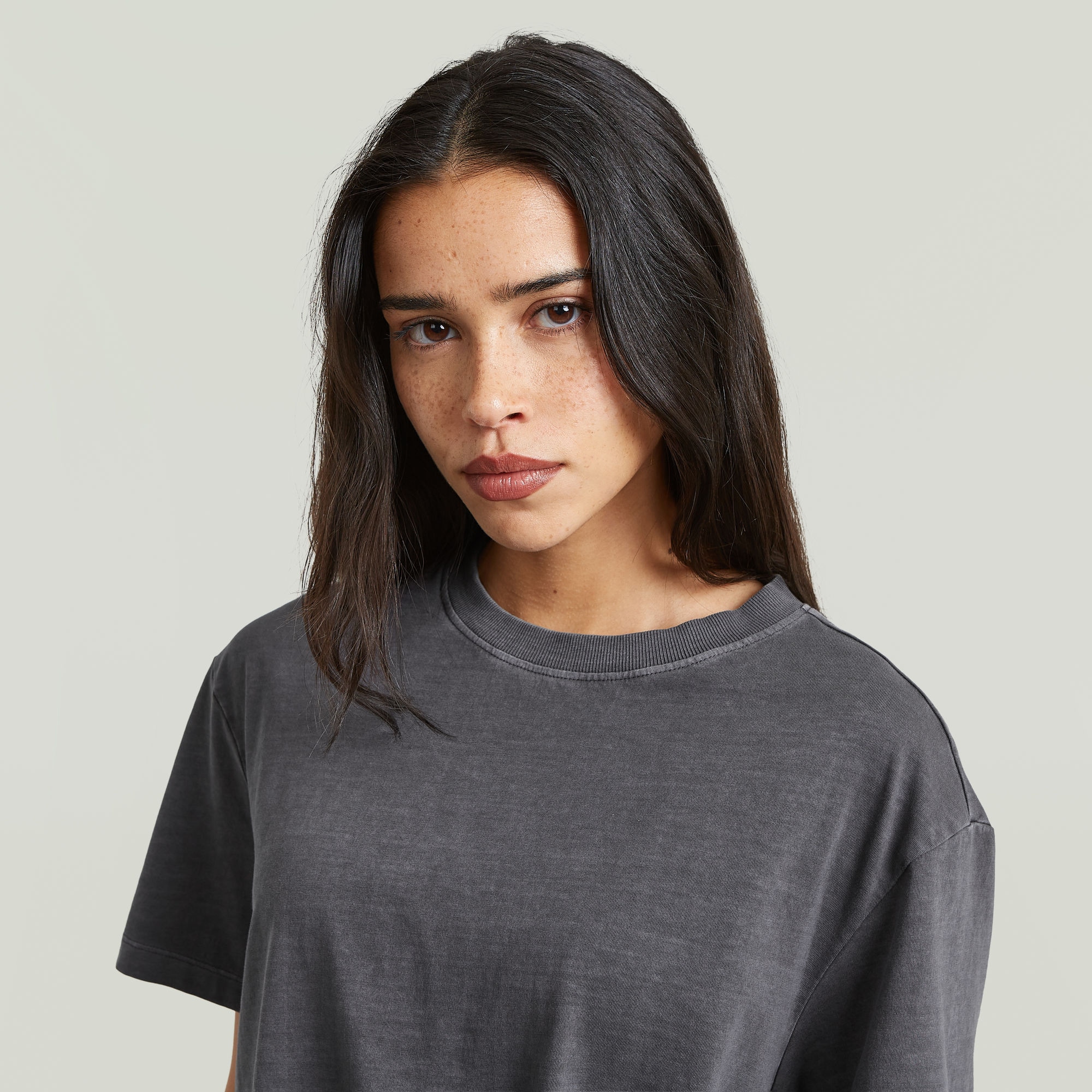 G-STAR T-shirt »Relaxed Knot« avec détail noué, col rond