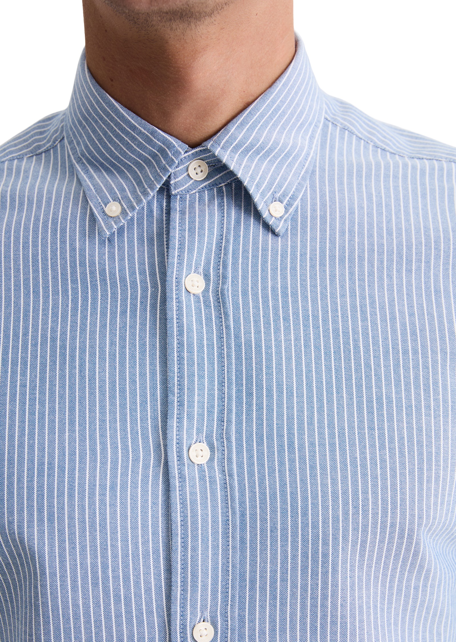 Marc O'Polo Chemise à manches longues Oxford-Hemd, regular fit mit Button-Down-Kragen