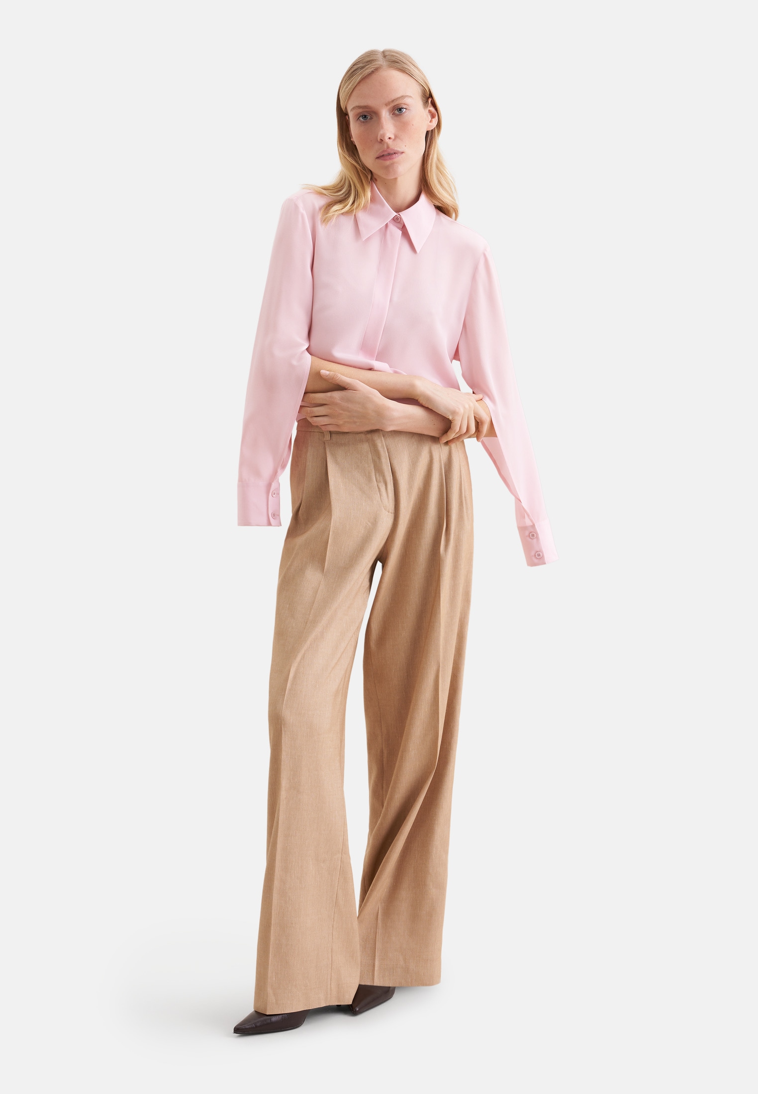 seidensticker Blouse classique tunique unie