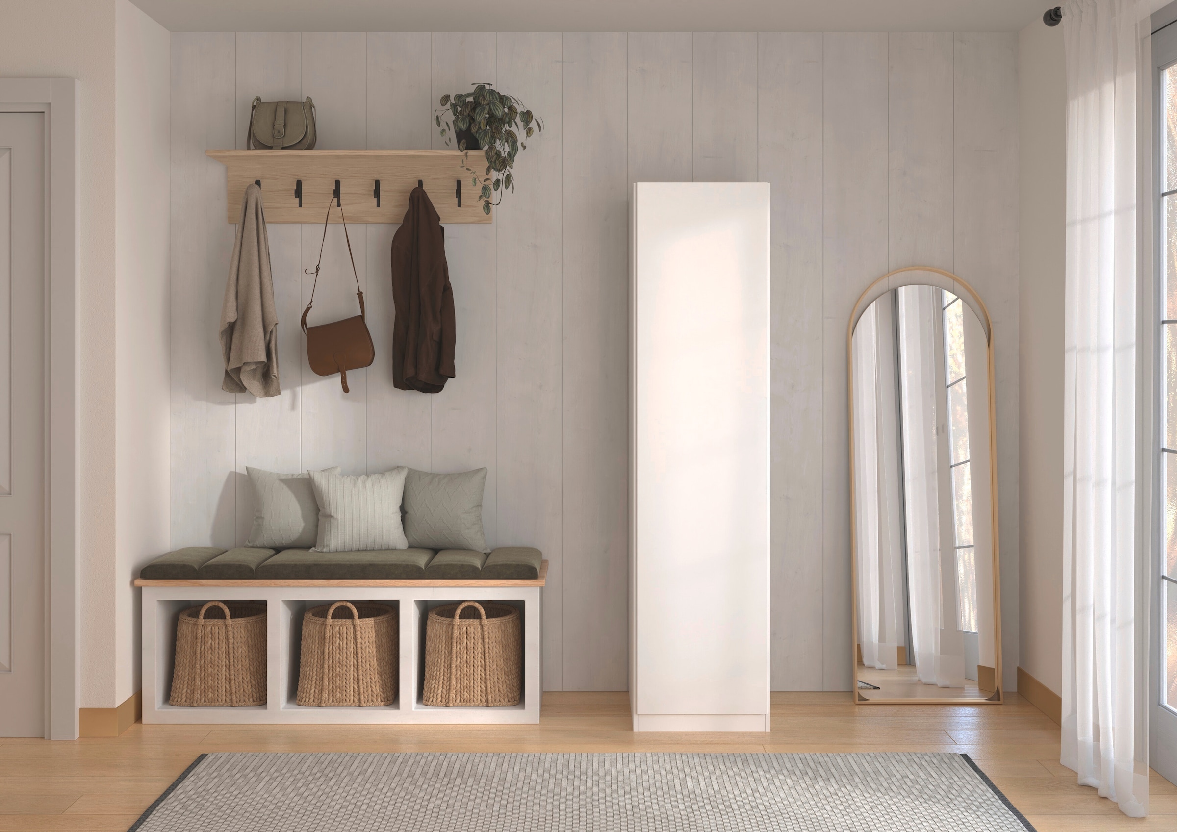 rauch Armoires à vêtements »Schlafzimmer Garderobe Kinderzimmer WELTNEUHEIT ELVIK by rauch-ONE« SYSTÈME DE MONTAGE RAPIDE BREVETÉ avec ouverture par pression FABRIQUÉ EN ALLEMAGNE