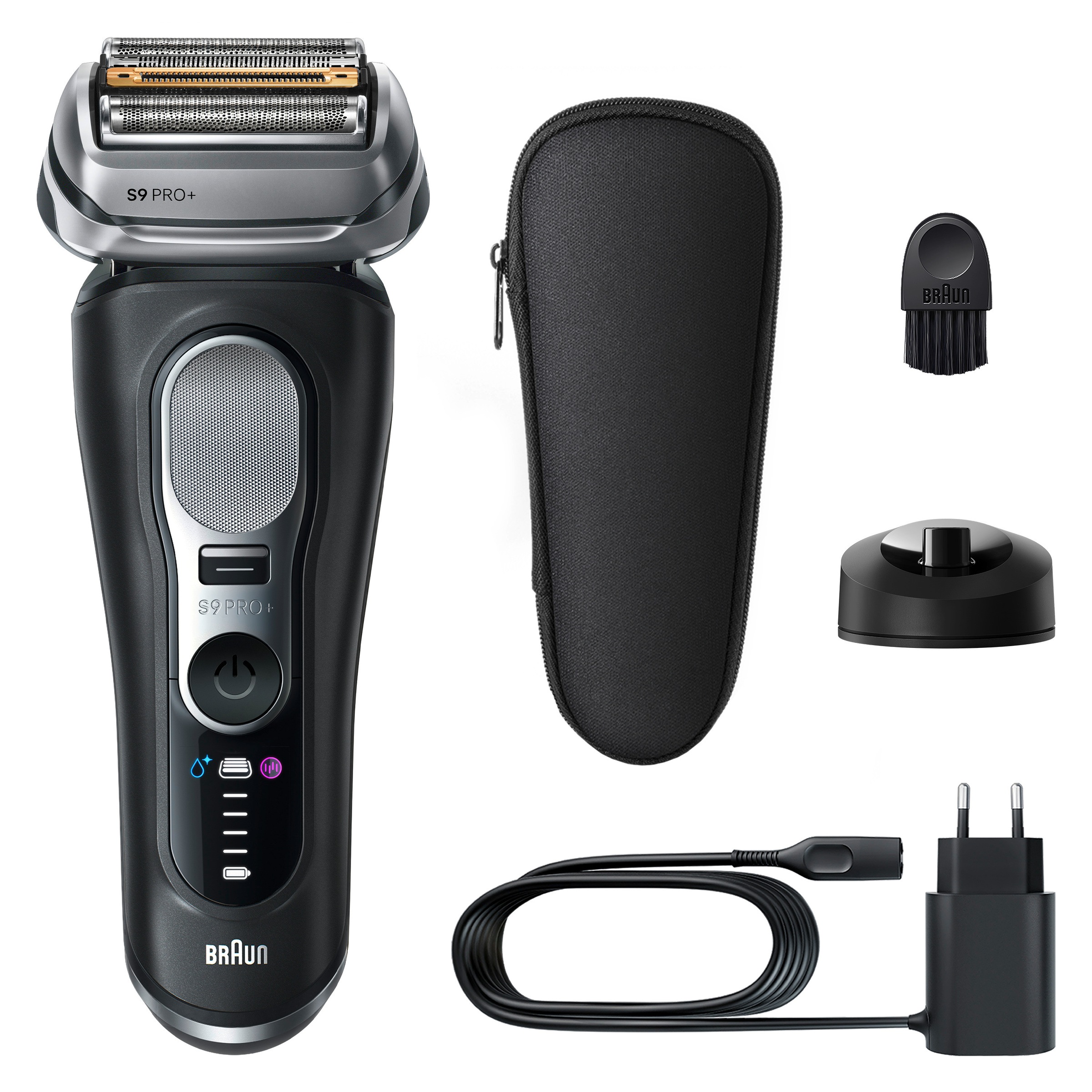 Braun Elektrorasierer »Series 9 9610s« integrierter Präzisionstrimmer Pro-SensoAdapt, Ladeständer, 5+1 ultradünne Präzisionsklingen