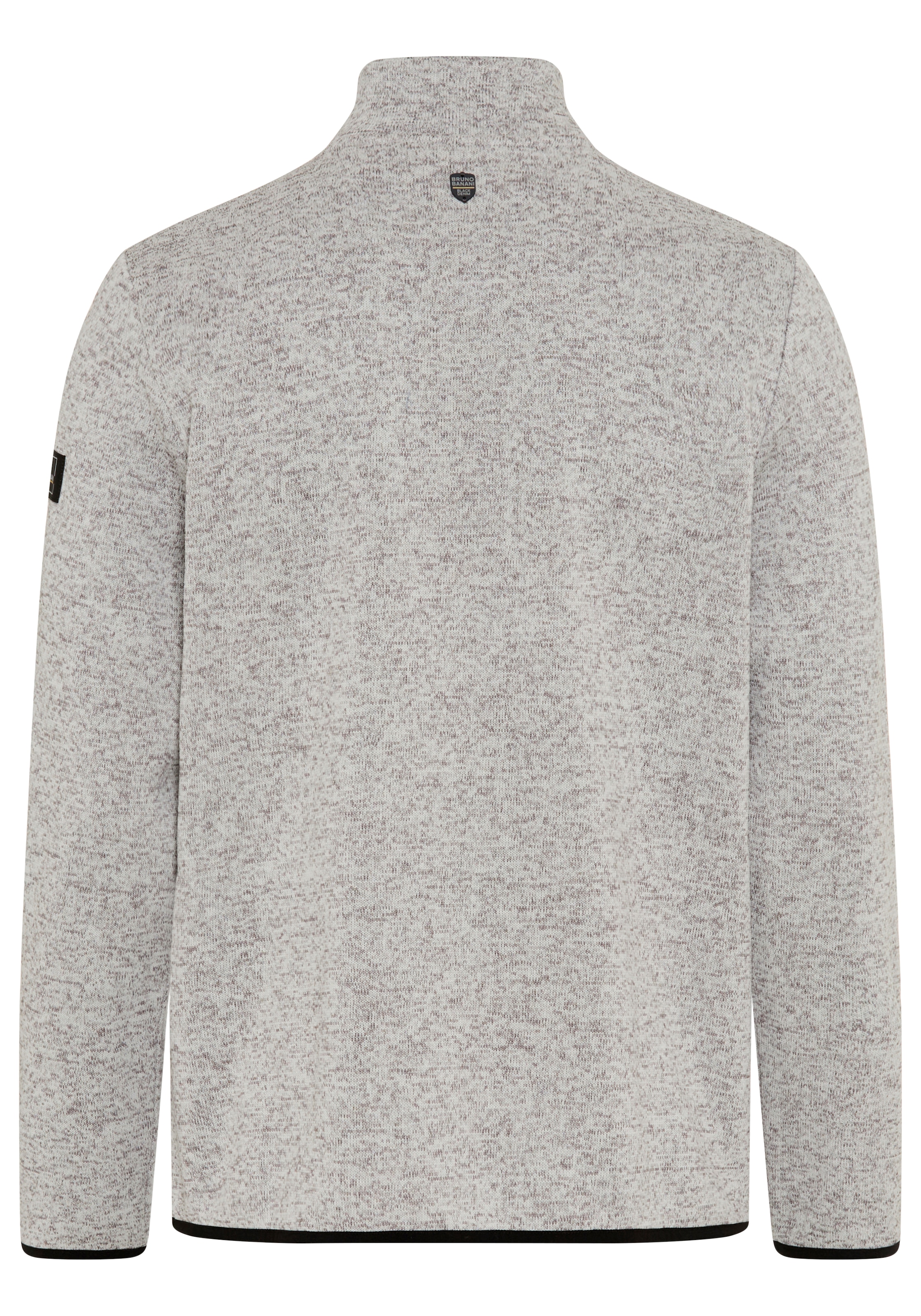 Bruno Banani Pull en polaire , avec col haut fermé et fermeture éclair, également en grandes tailles
