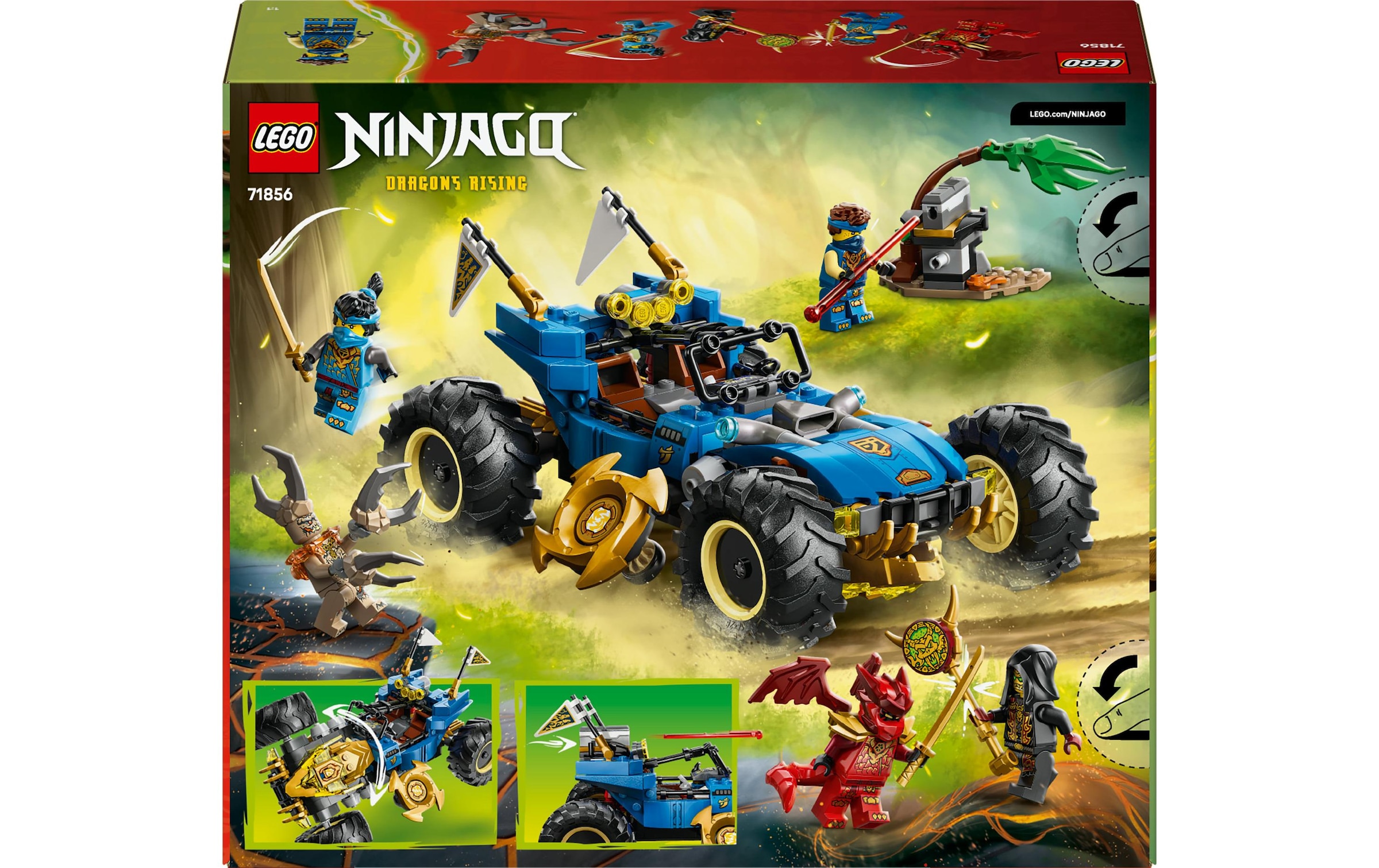   Pions de construction »Ninjago Jays Transformationsflitzer 71856« Kategorie: Fantasy-Welt