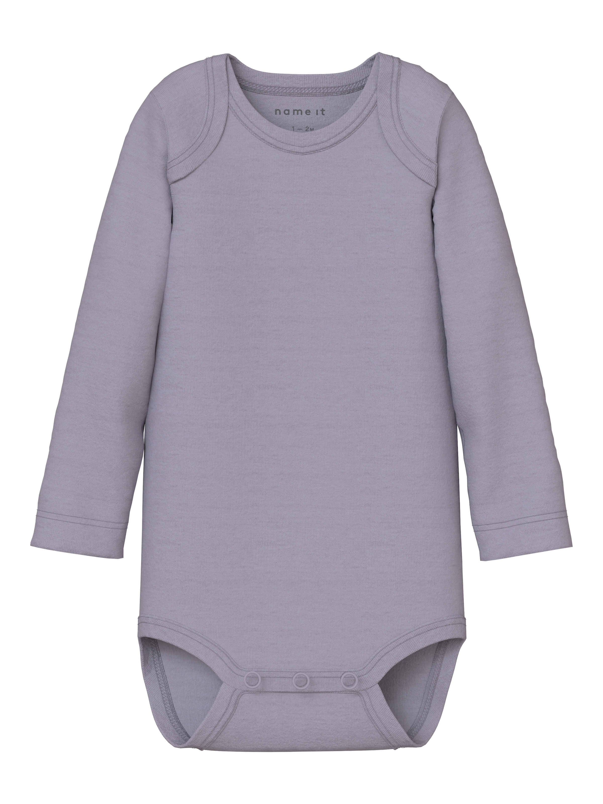 Name It Langarmbody »NBFBODY 3P LS LILAC MARBLE DEER NOOS« Packung, 3 tlg.