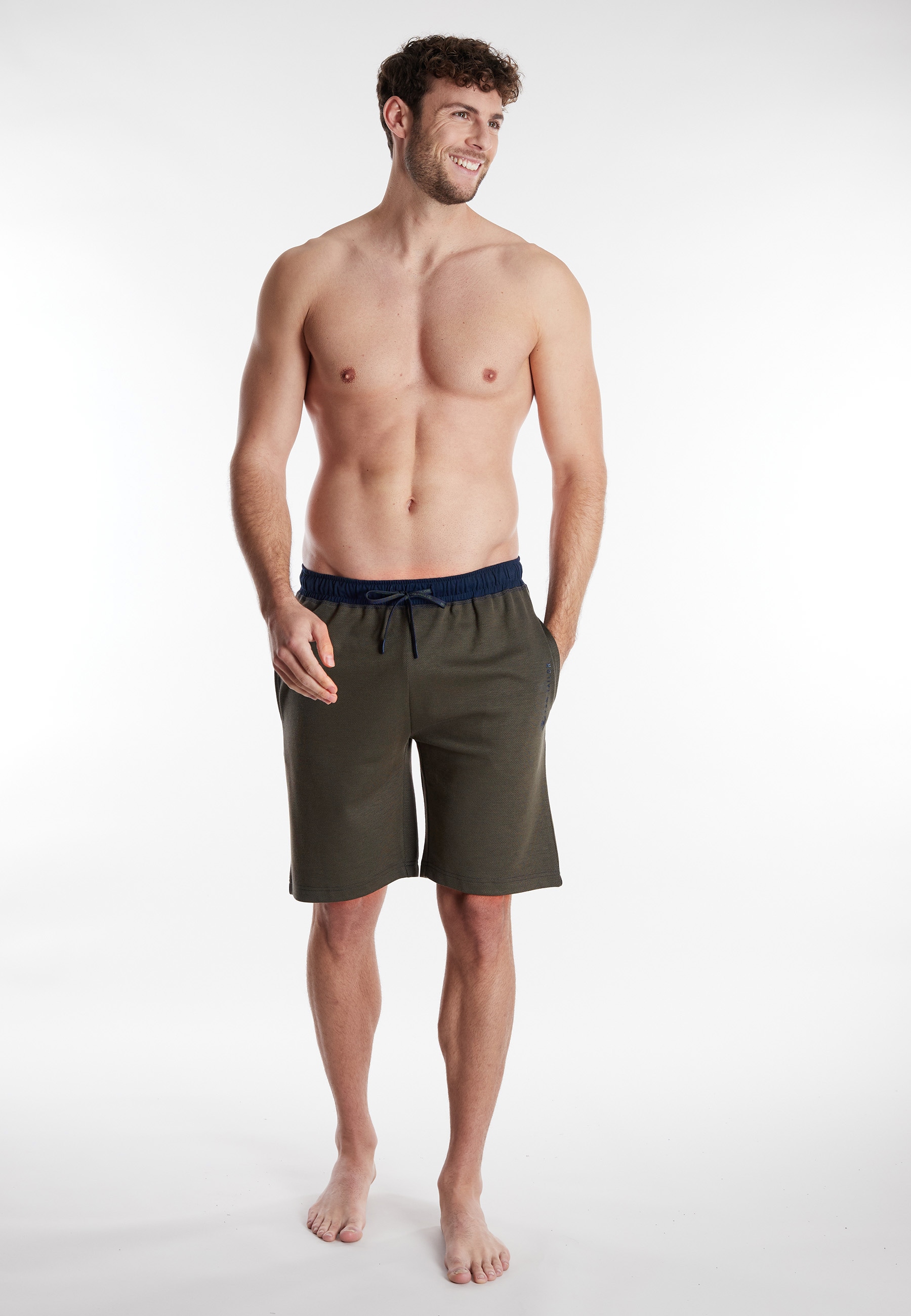 TOM TAILOR Bermuda »Dallas«  Kordelzug, Seitentaschen, bequem, atmungsaktiv, locker, Baumwollmix