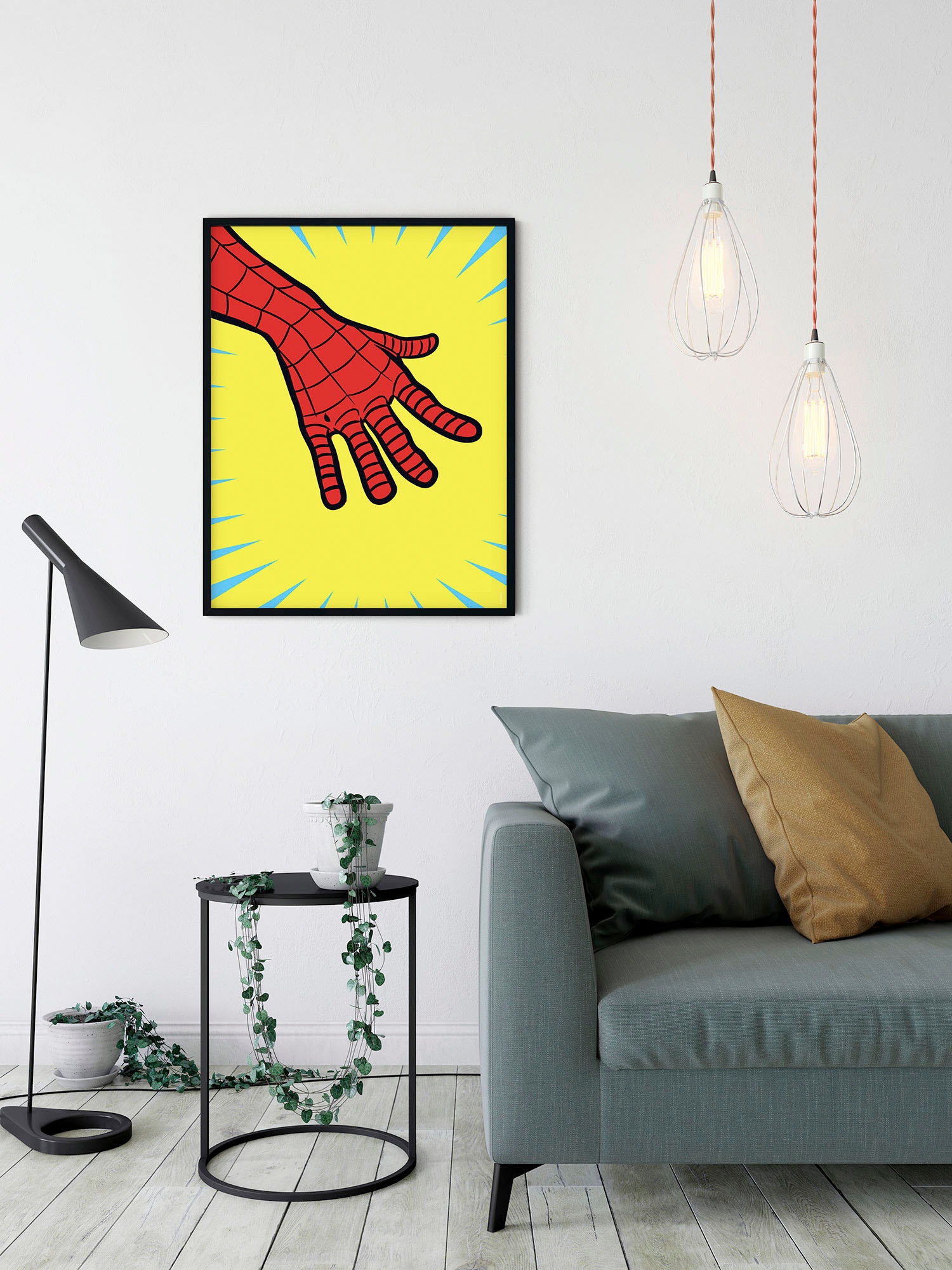 Komar Image »Marvel PowerUp Spider-Man Hand« 1 cuis tlg. Wandbild zur Dekoration im Kinderzimmer - ohne Rahmen
