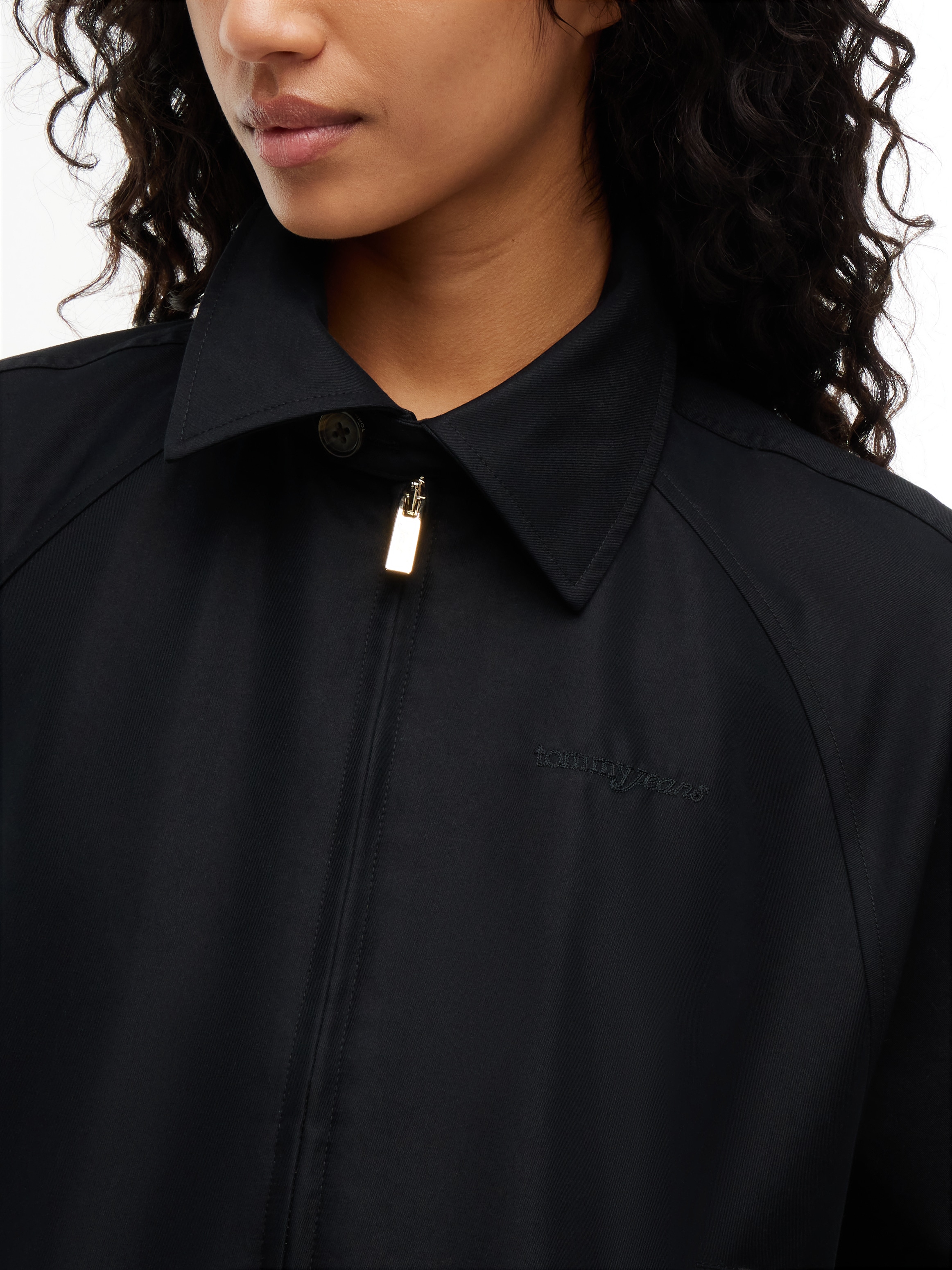 Tommy Jeans Blouson »TJW SCRIPT COACH JACKET« mélange de coton
