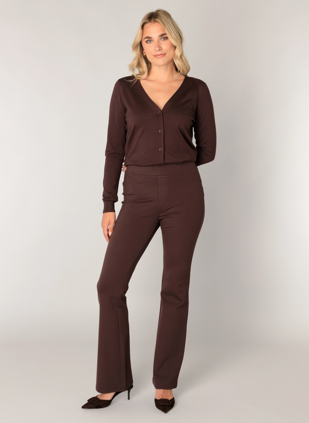Base Level Treggings »Yallie«  Taille élastique et ourlet évasé