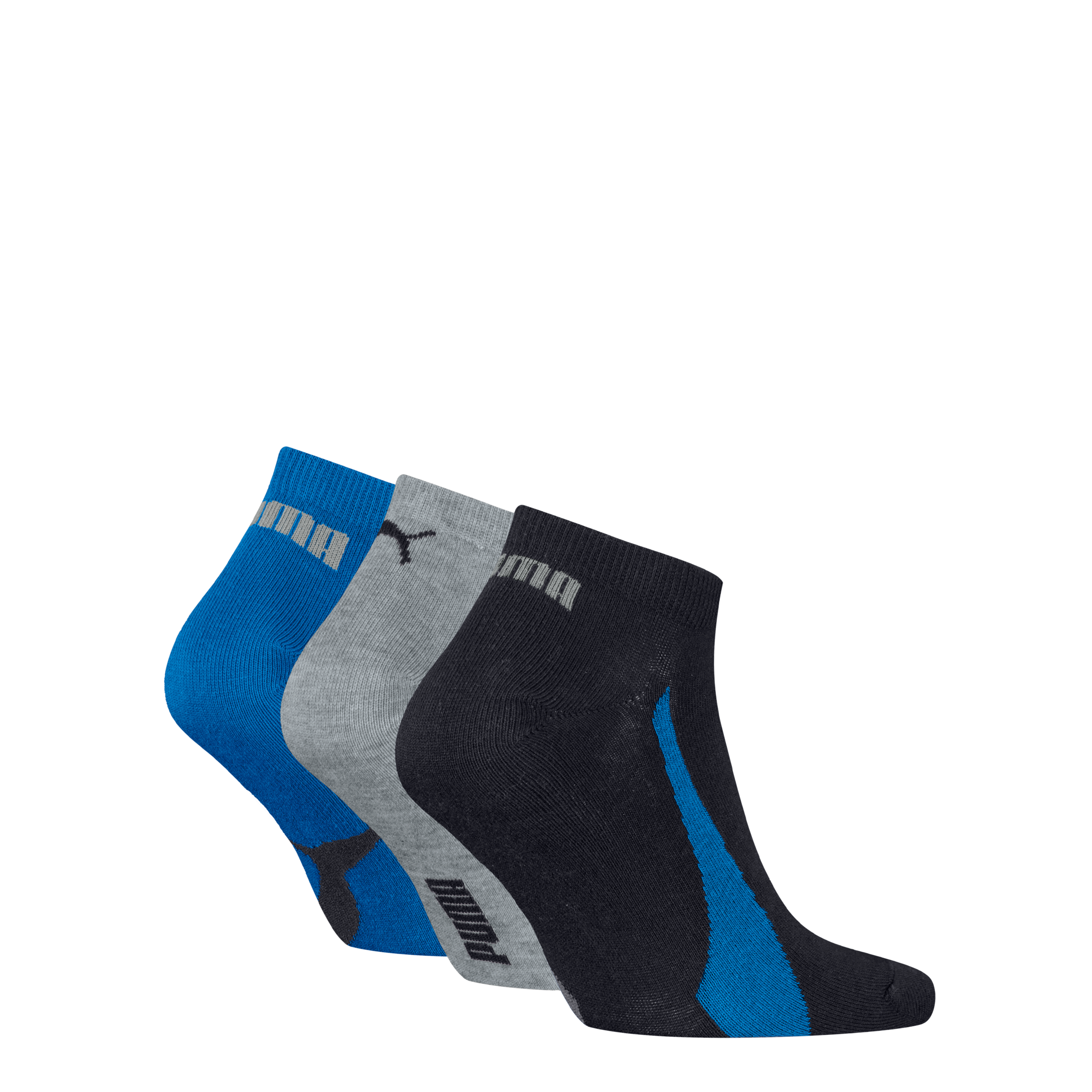 PUMA Sneakersocken »PUMA UNISEX LIFESTYLE SNEAKERS 3P« 3 Stk. tlg. Flache Zehennaht, Rippenbündchen