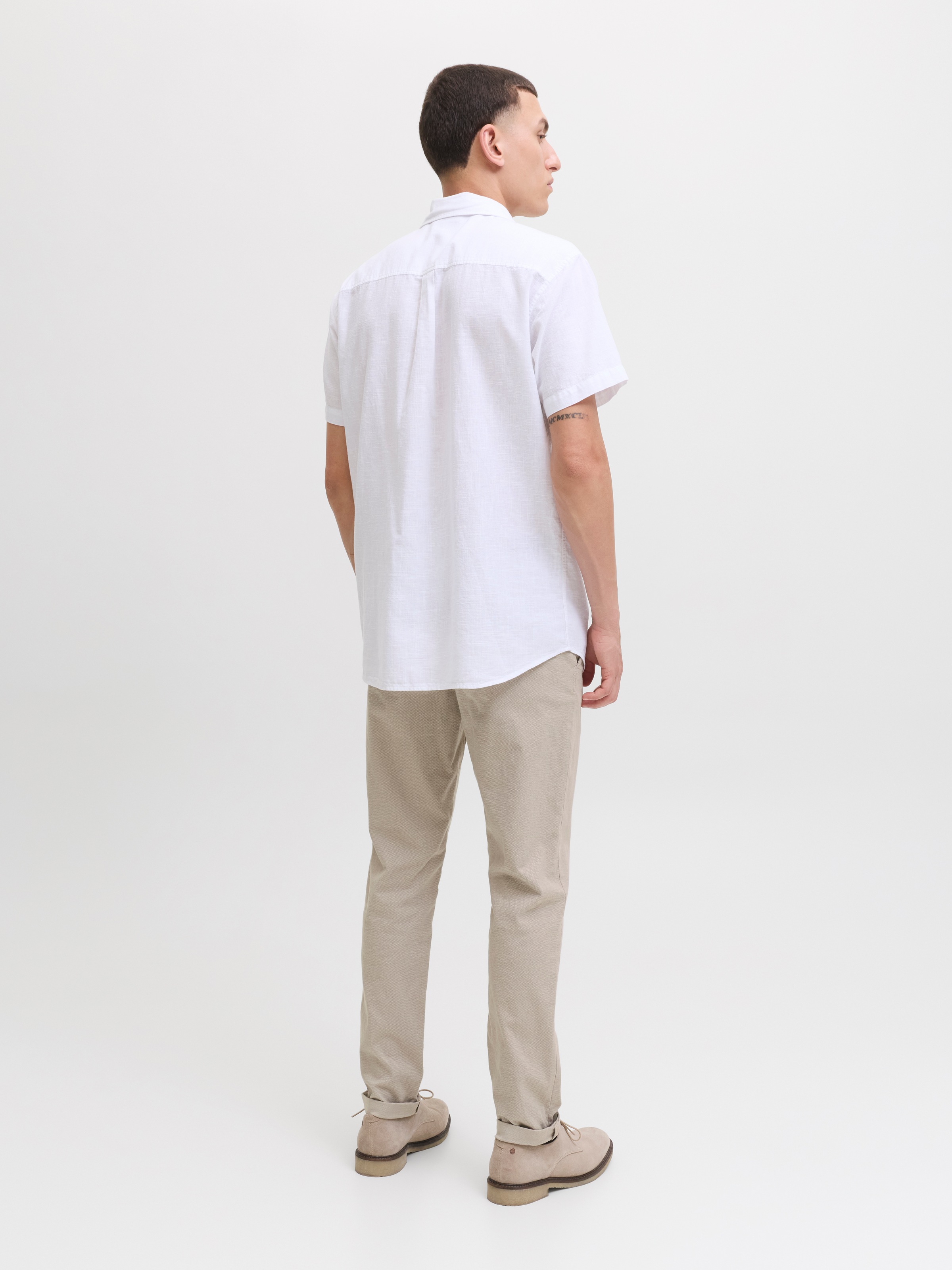 Jack & Jones Chinos »JPSTMARCO JJFURY AKM«  Mélange de coton, coupe slim