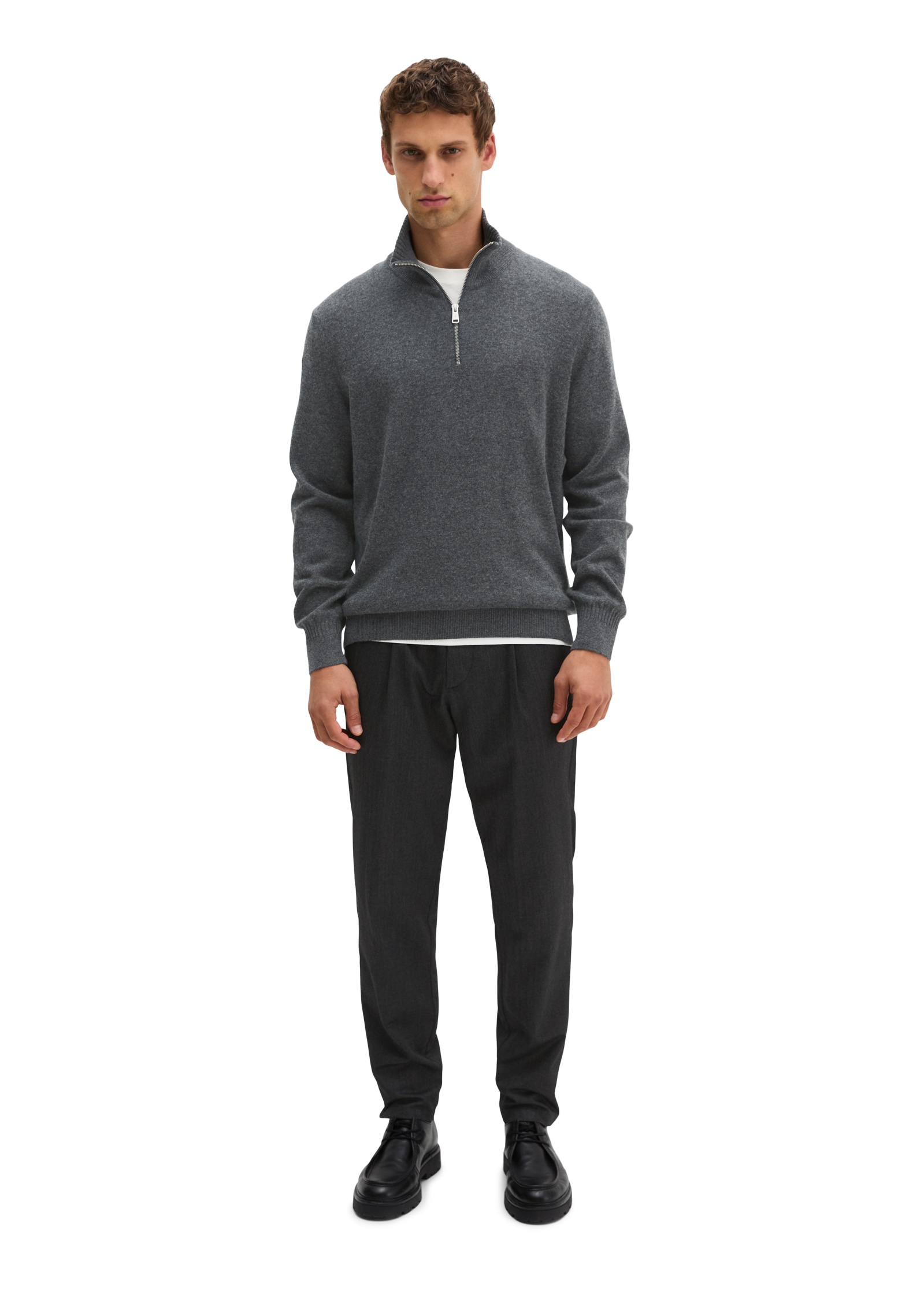 Marc O'Polo Troyer regular en mélange doux de coton bio et laine vierge