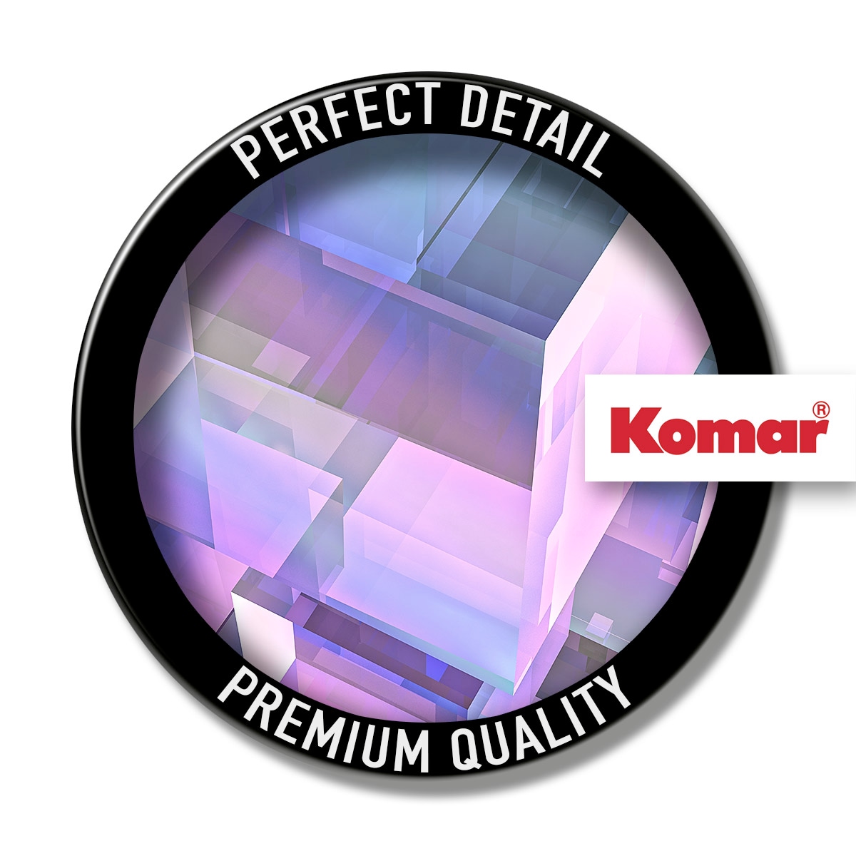 Komar Fototapete »Komar Vlies Fototapete - Holographicubical - Grösse 350 x 250 cm« bedruckt glatt