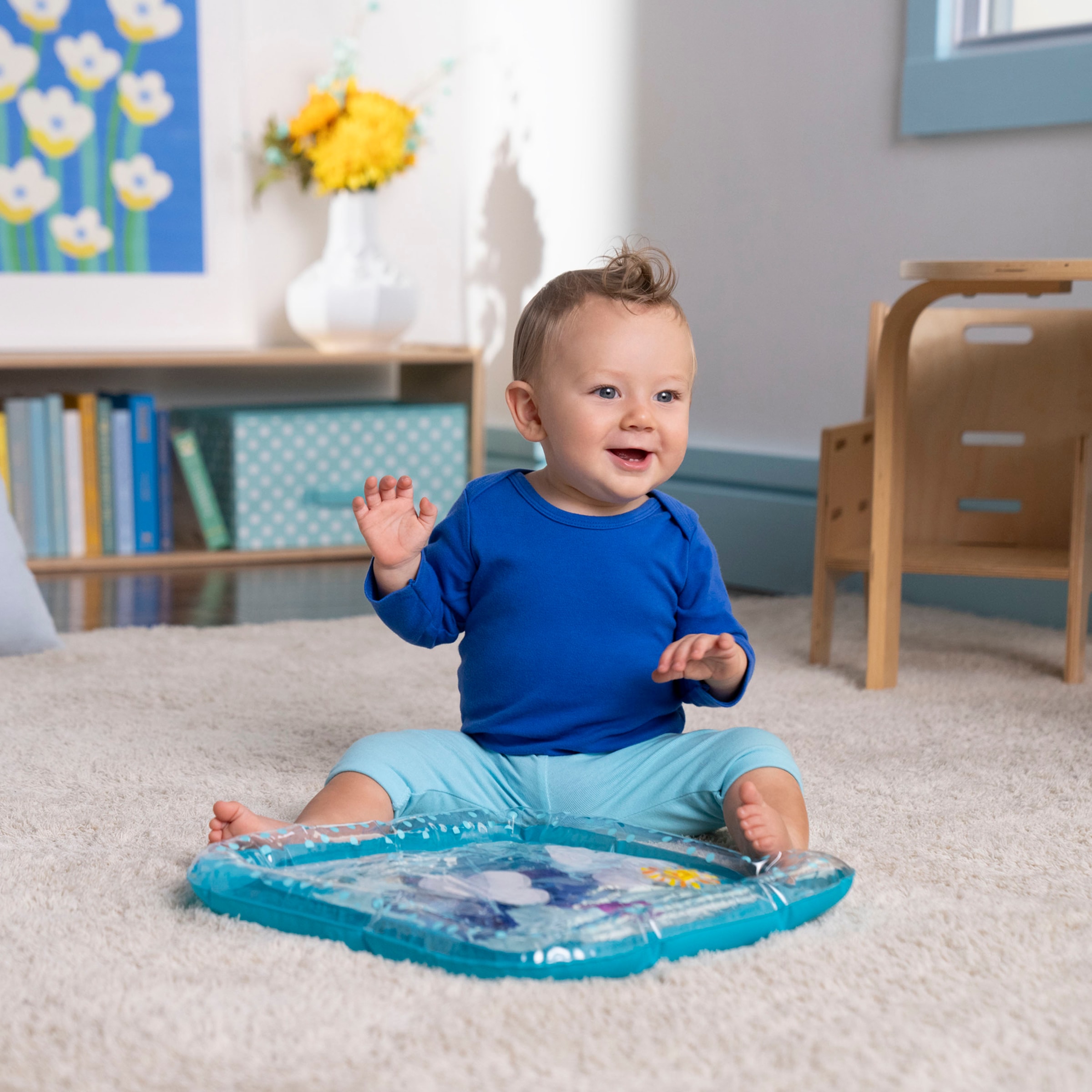Bright Starts Spielmatte »Stitch Making Waves Tummy Time Water Mat«