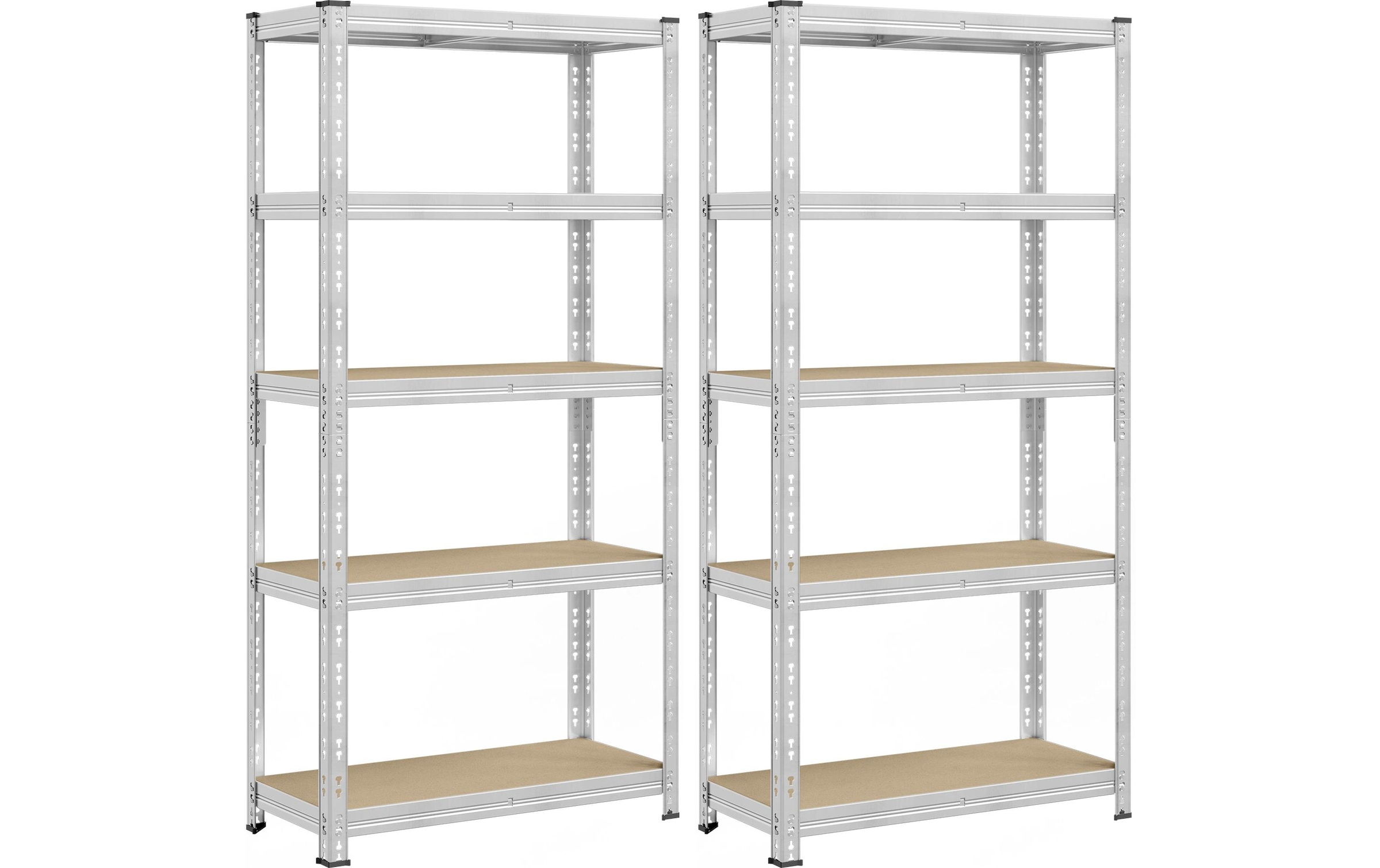 SONGMICS Schwerlastregal »Heavy-Duty Storage Shelves« Schwerlastregal-Set mit verstellbaren Böden und hoher Tragkraft