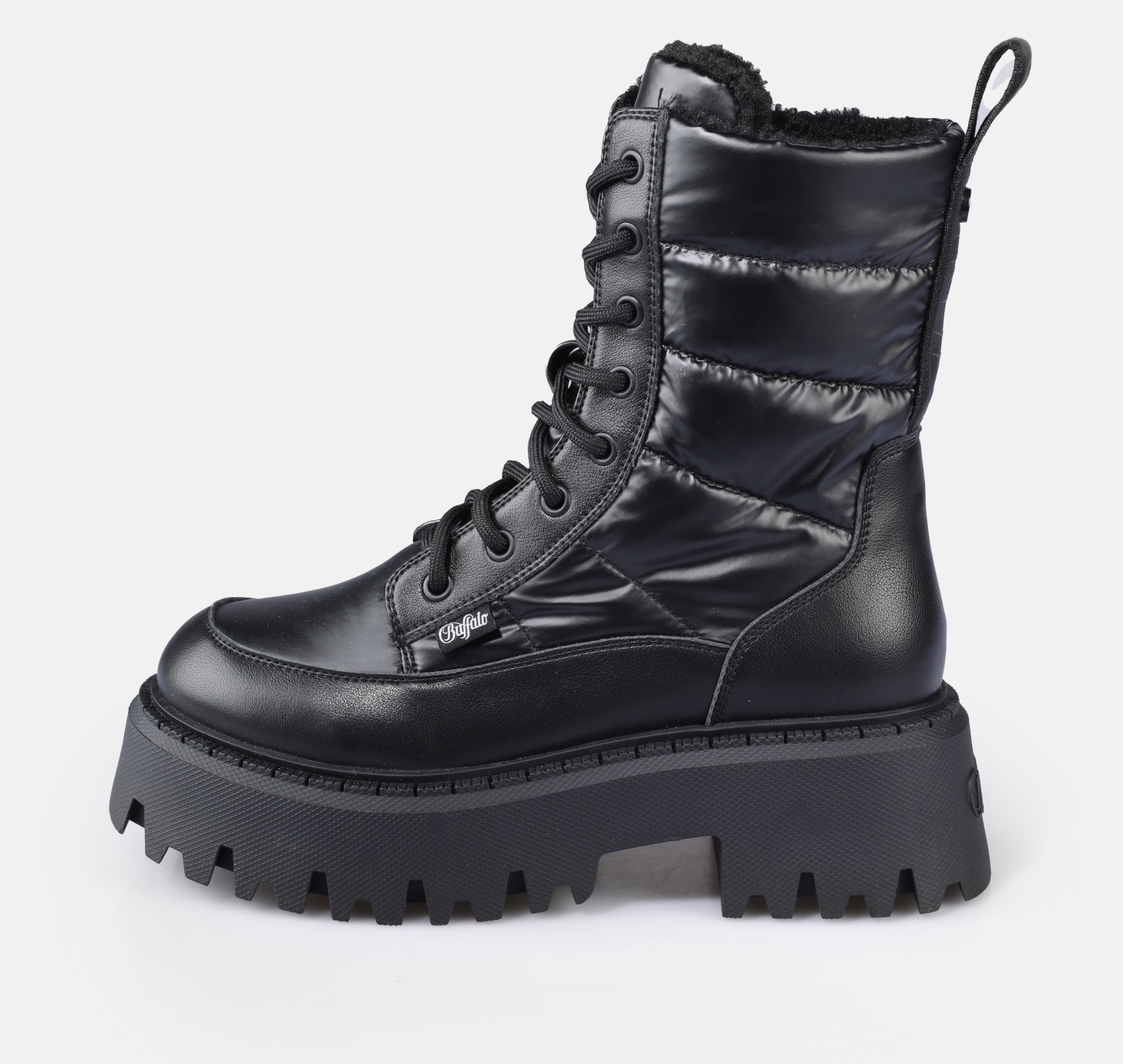 Buffalo Bottes d'hiver »Aspen Laceup Quilt«  bottes d'hiver, bottines, bottes de festival avec doublure chaude