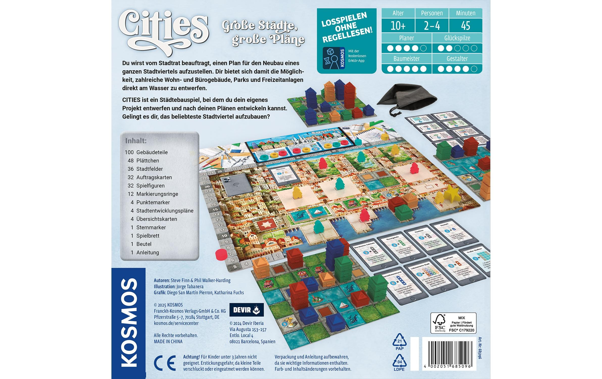 Kosmos Spiel »Cities«