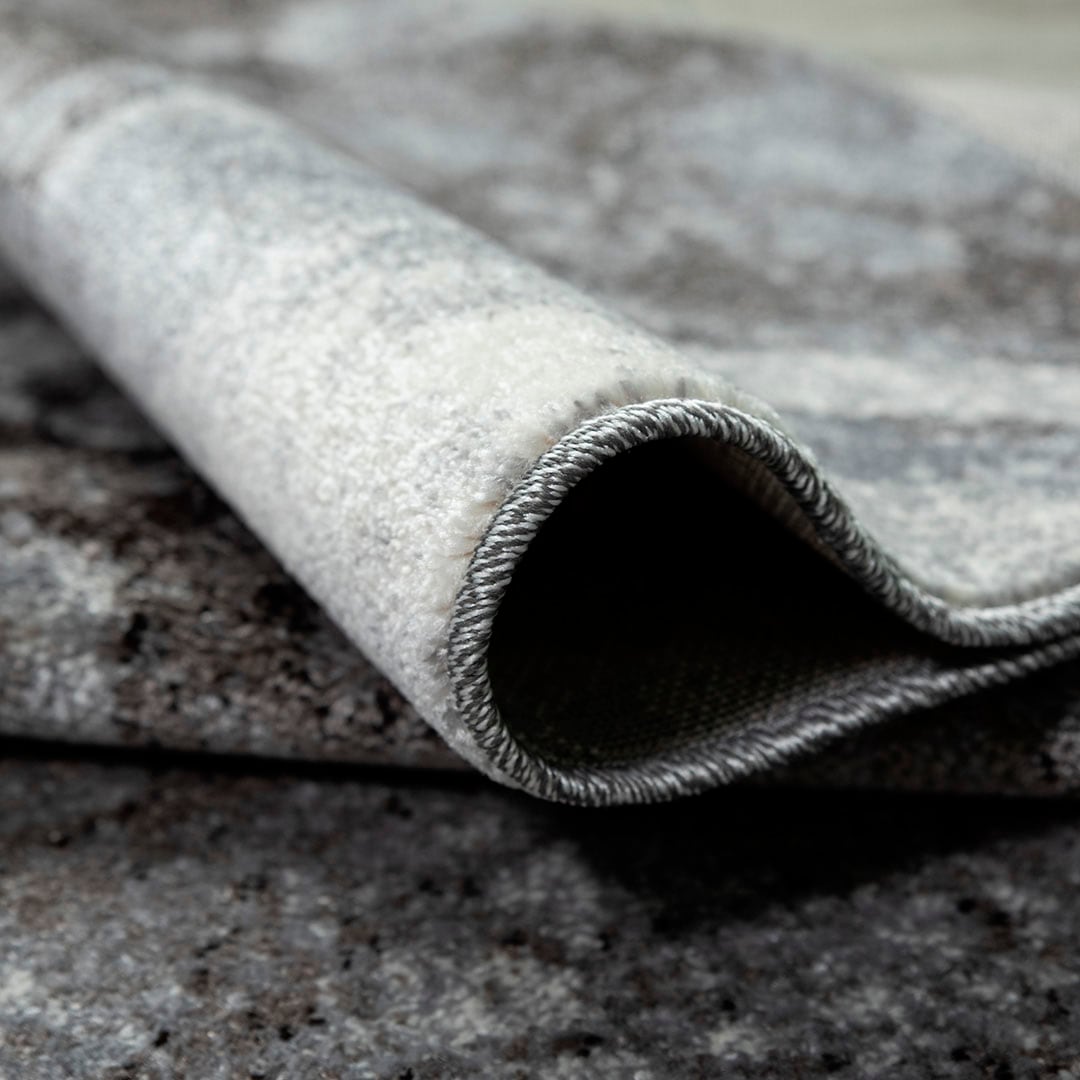 my home Teppich »Sonnenhang« rechteckig 9 mm Höhe mit besonders weichem Flor, Kurzflor, modernes Marmor Design