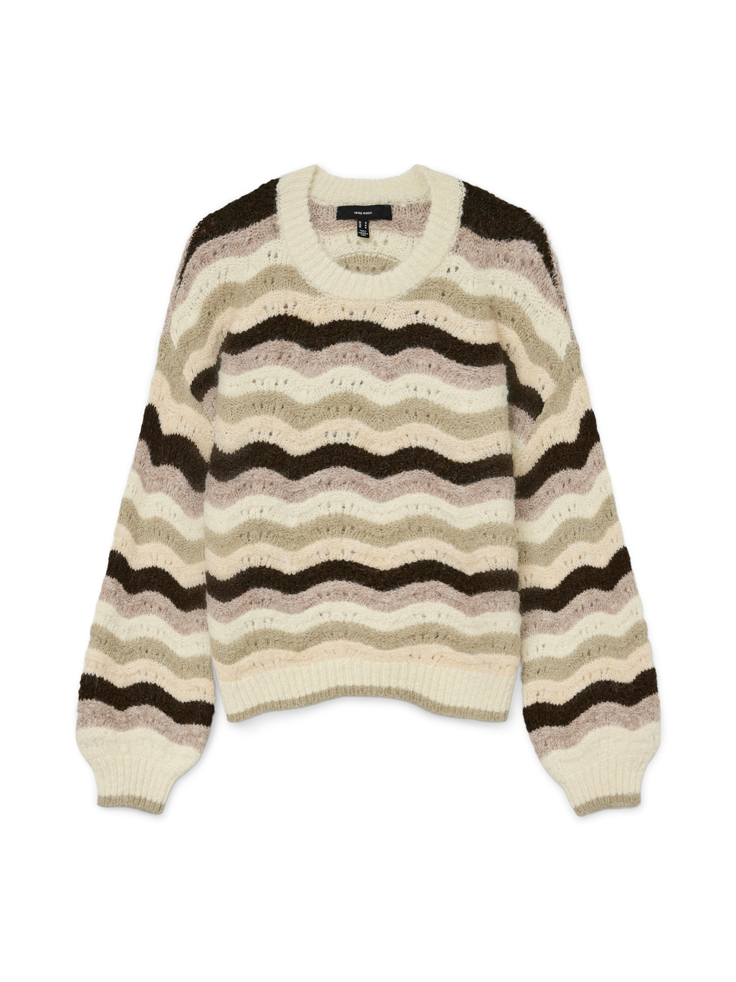Vero Moda Pull en tricot »VMDOJA LS O-NECK PULLOVER BOO«