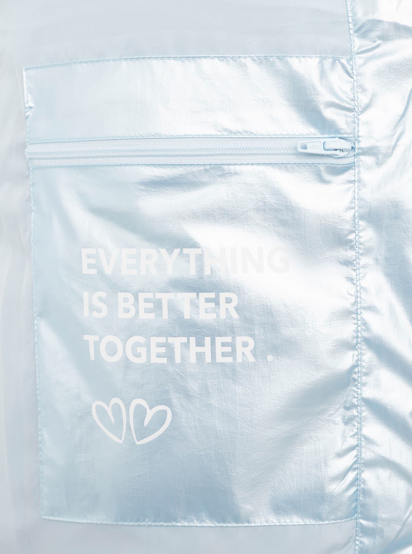 Zwillingsherz Gilet matelassé »"Zwillingsherz"« Frontreissverschluss, Kapuze, seitlichen Taschen