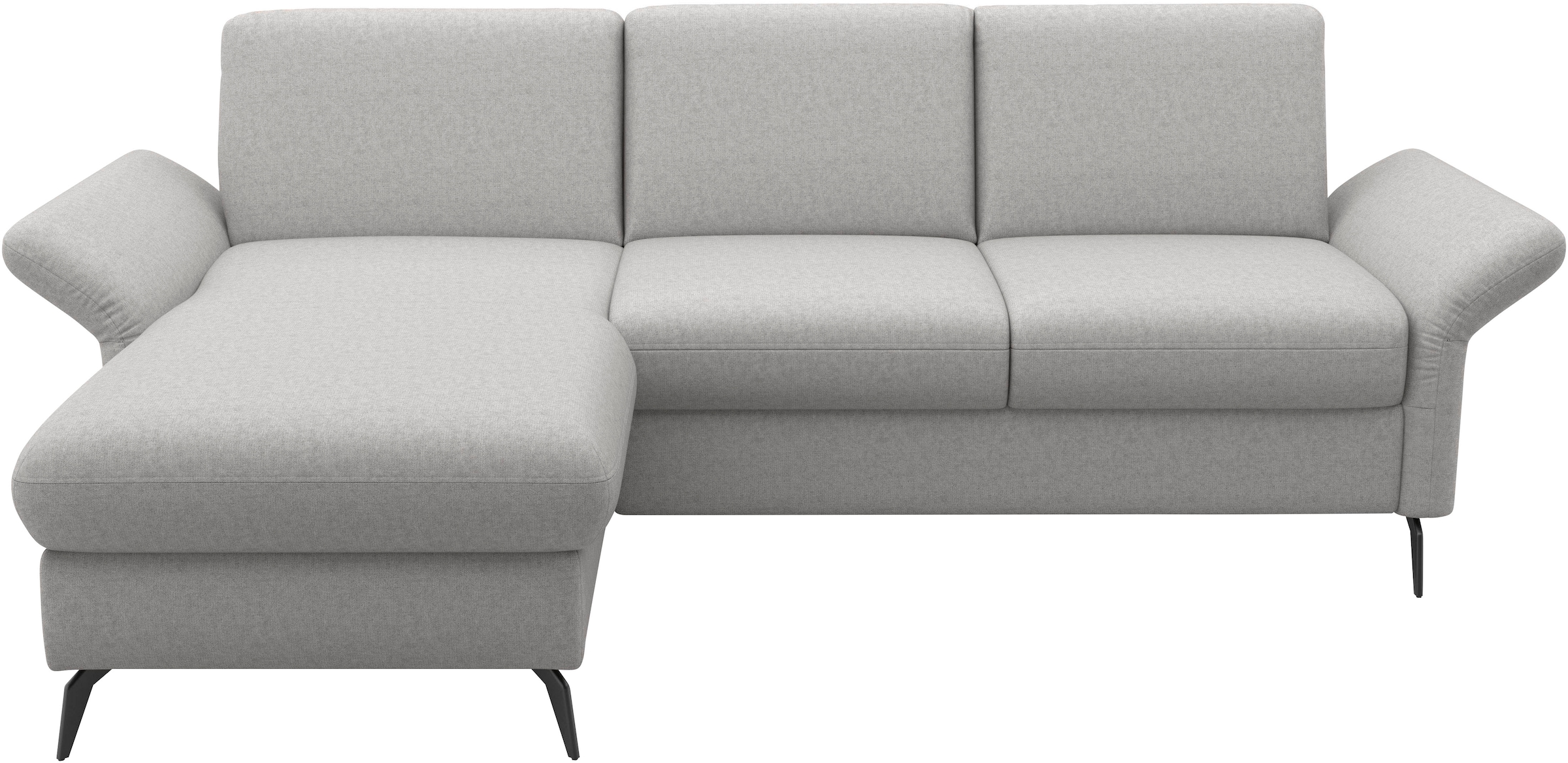 Home affaire Canapé d'angle »Rochelle« wahlweise mit Bettfunktion, Bettkasten und Armteilverstellung