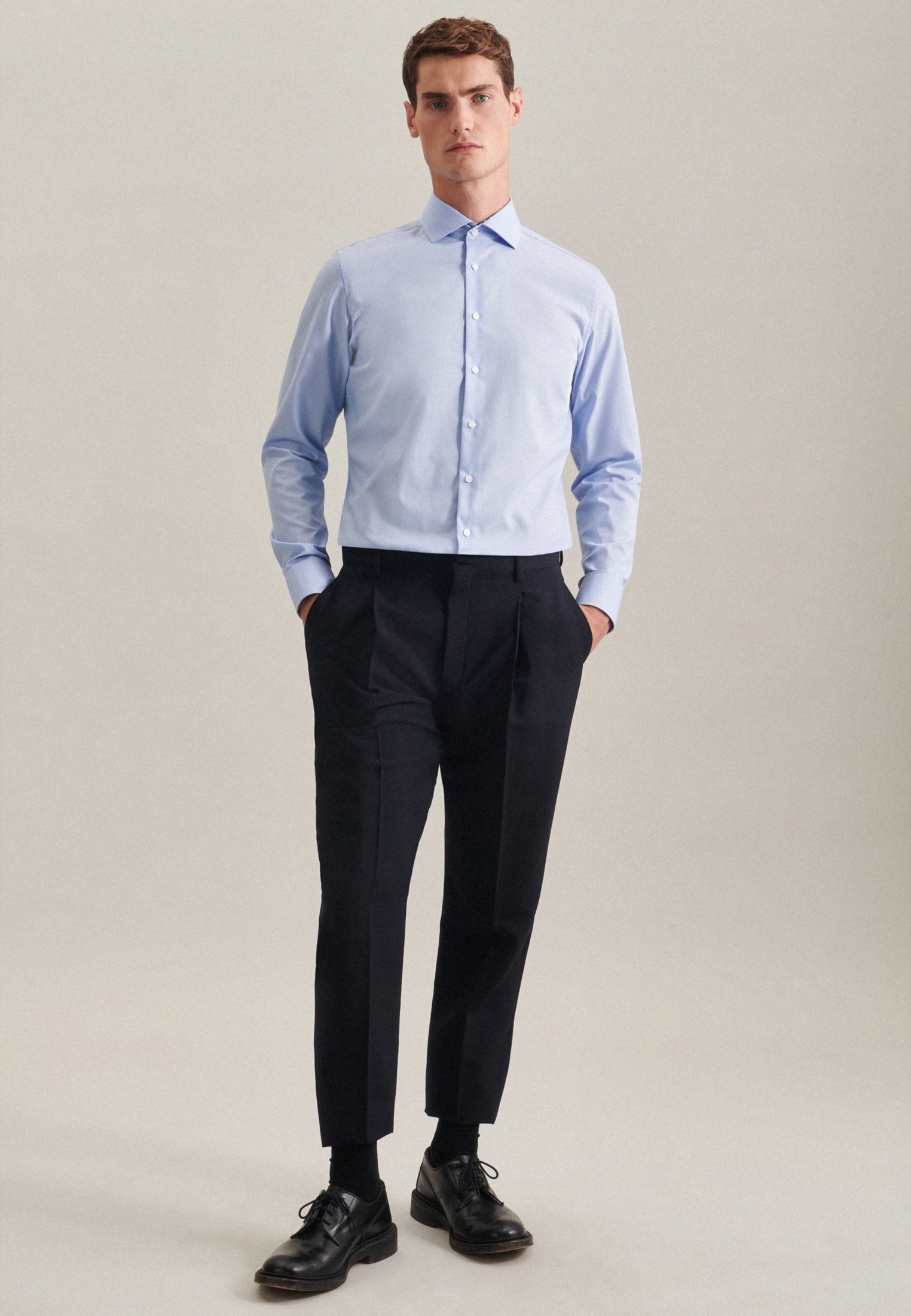 seidensticker Chemise d'affaires »Slim« col Kent 1/1 slim uni
